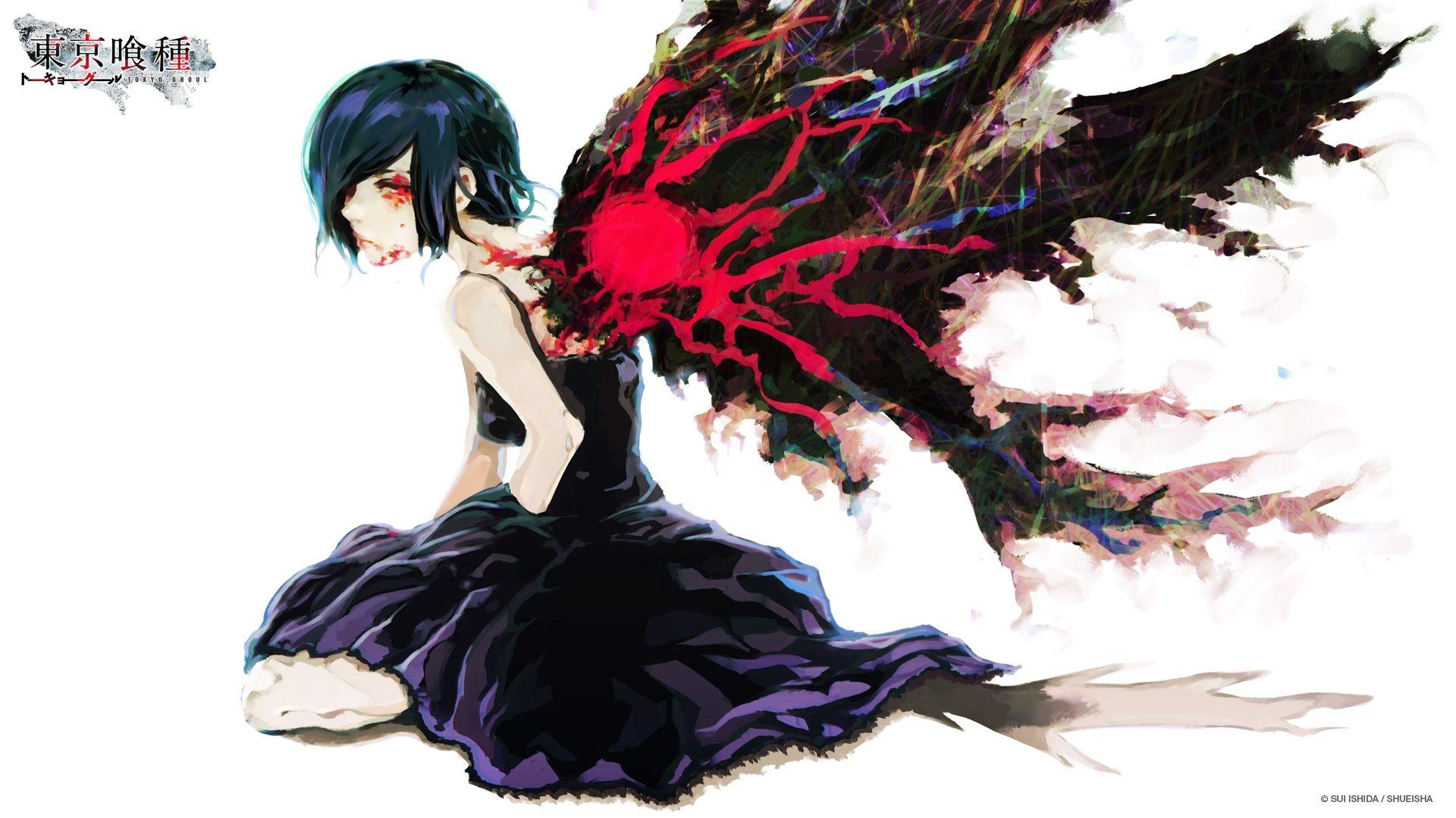 1920x1080 Kirishima Touka, Black Wings, Transform, Tokyo Ghoul Ghoul