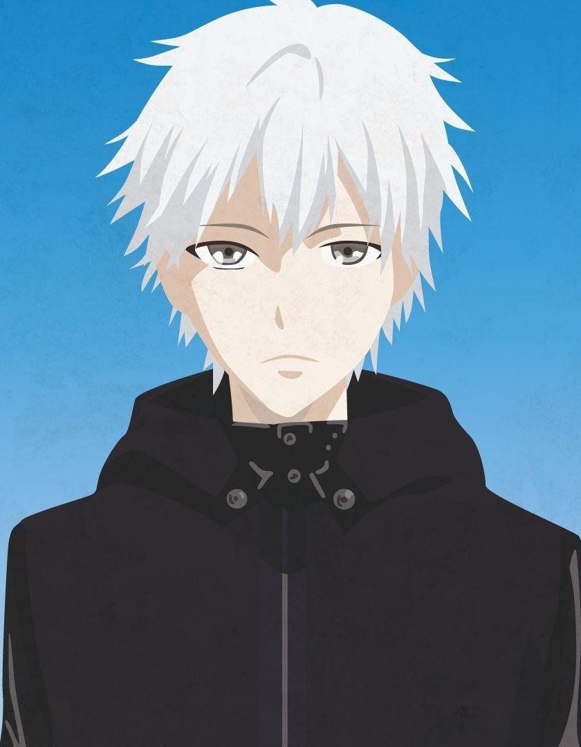 840x1080 Download Artwork, white hair, anime boy, Ken Kaneki, Tokyo Ghoul wallpaper, 840x iPhone iPhone 4S, iPod touch