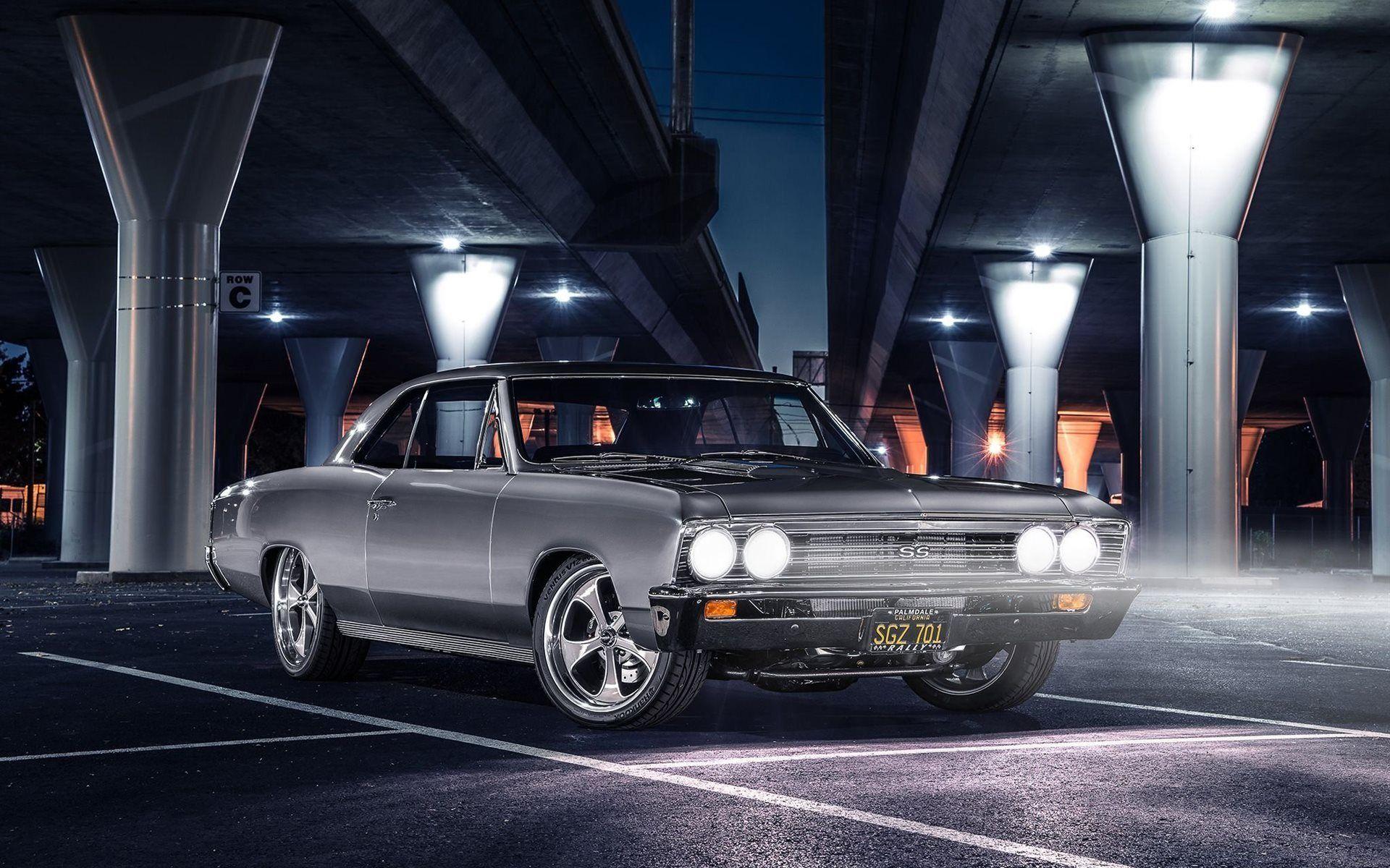 1920x1200 Download wallpaper retro cars, Chevrolet Chevelle SS Pro