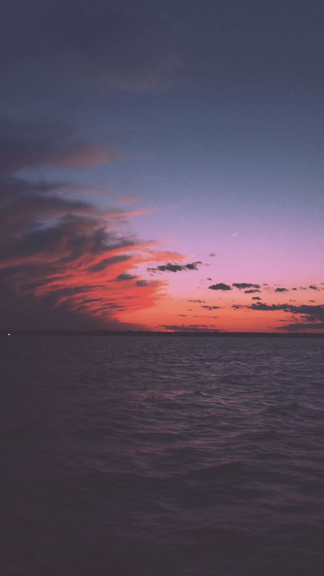 1080x1920 #sea, #clouds, #portrait display, #sunset, wallpaper