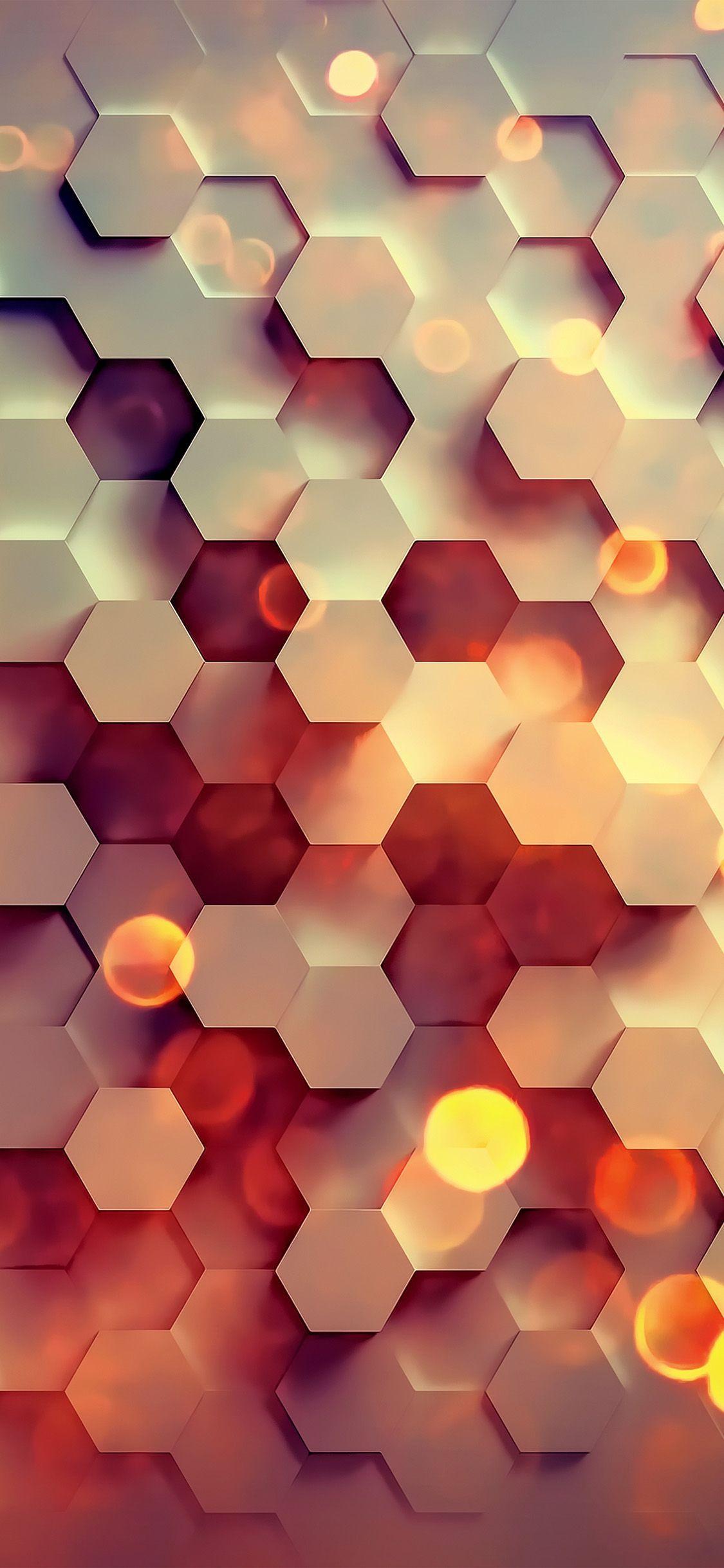 3D Hexagon IPhone Wallpaper  IPhone Wallpapers  iPhone Wallpapers