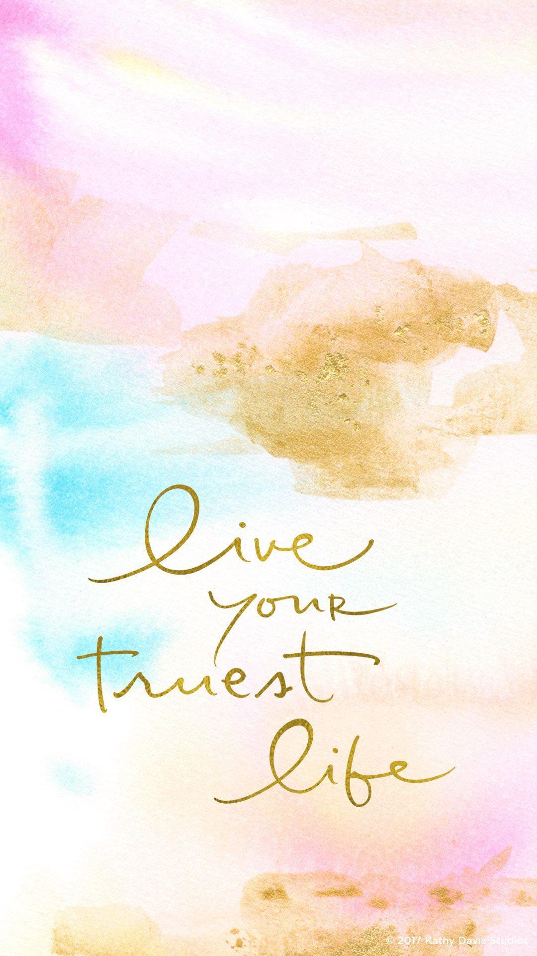 1080x1920 Rose Gold Quotes Wallpaper iPhone Kecbio