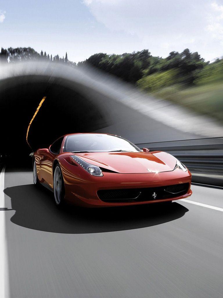 768x1024 Cars 458 Italia Supercar iPhone HD Wallpaper Free