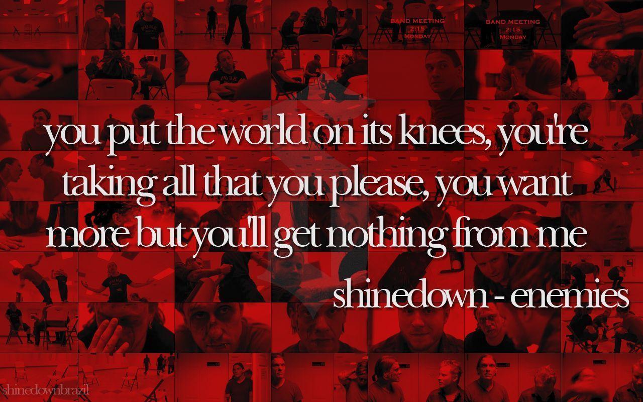 1280x800 Enemies. Official Website of Shinedown Photo