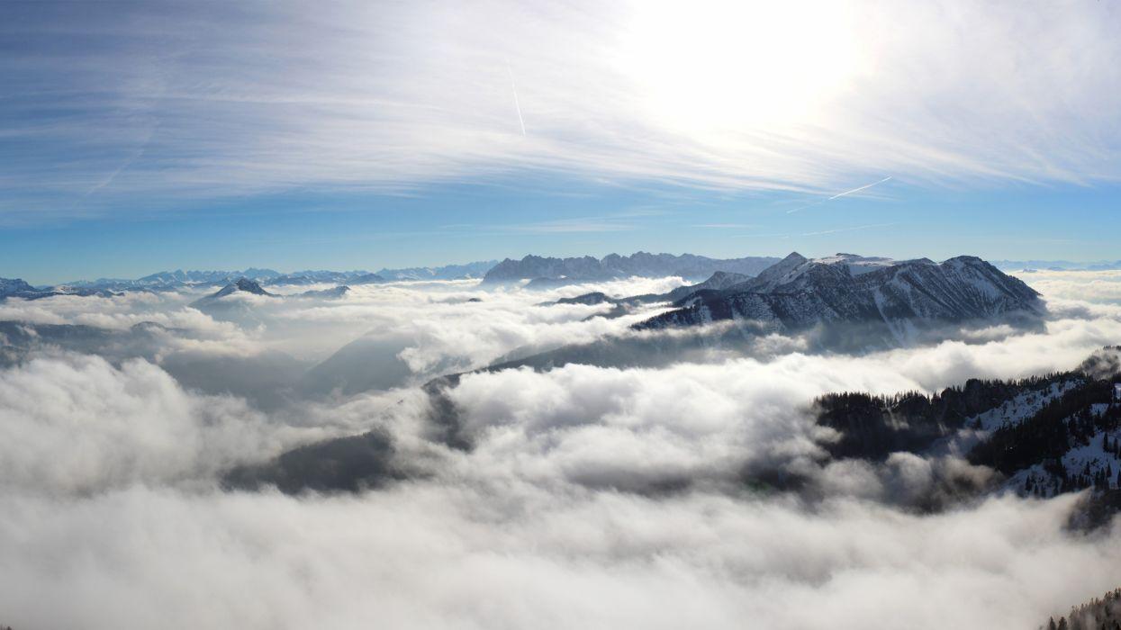 1245x700 Cloudy Mountains wallpaperx2880