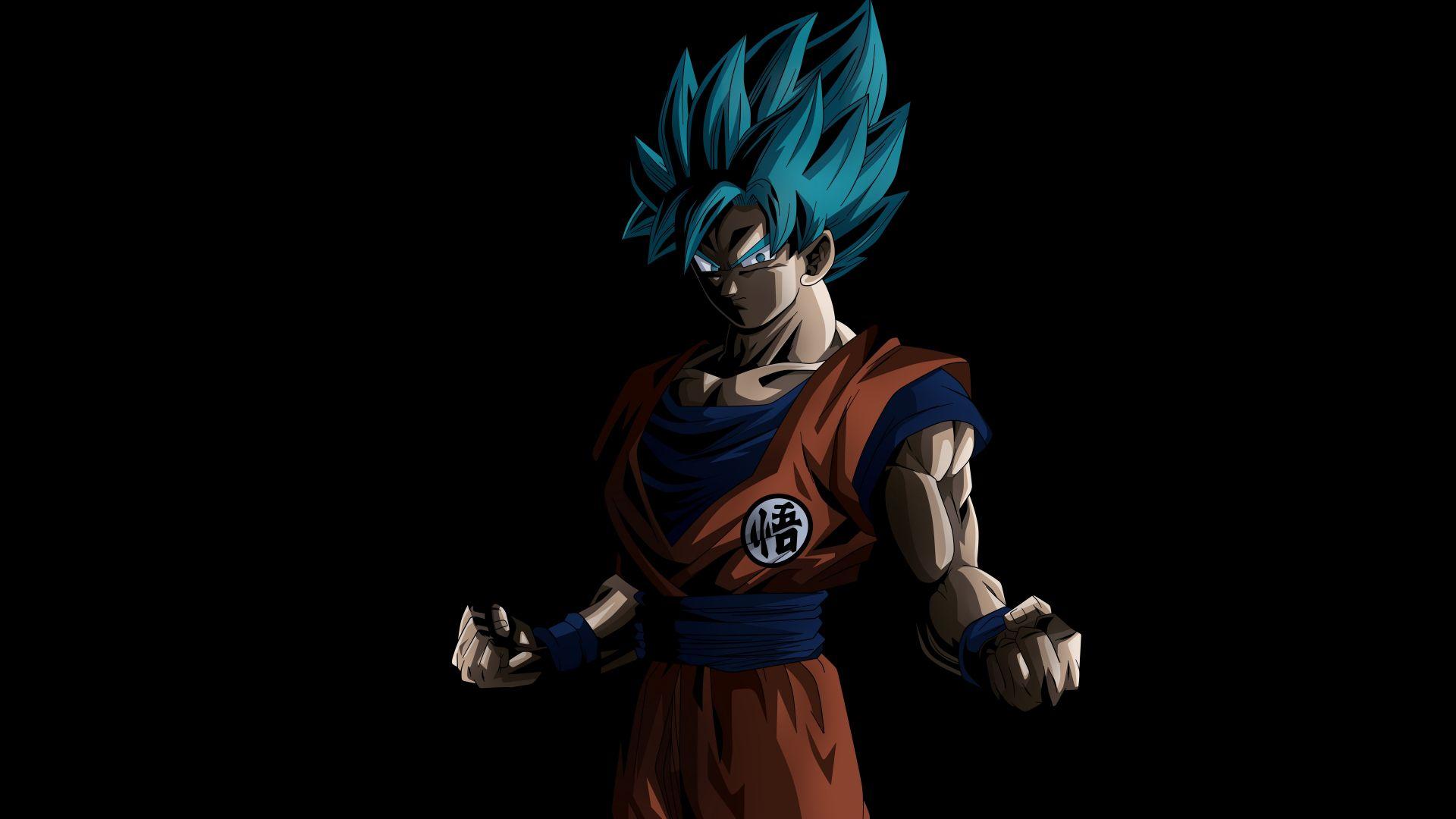 1920x1080 Download 1920x1080 wallpaper anime, minimal, dragon ball super, goku, full hd, hdtv, fhd, 1080p, 1920x1080 HD image, background, 16821