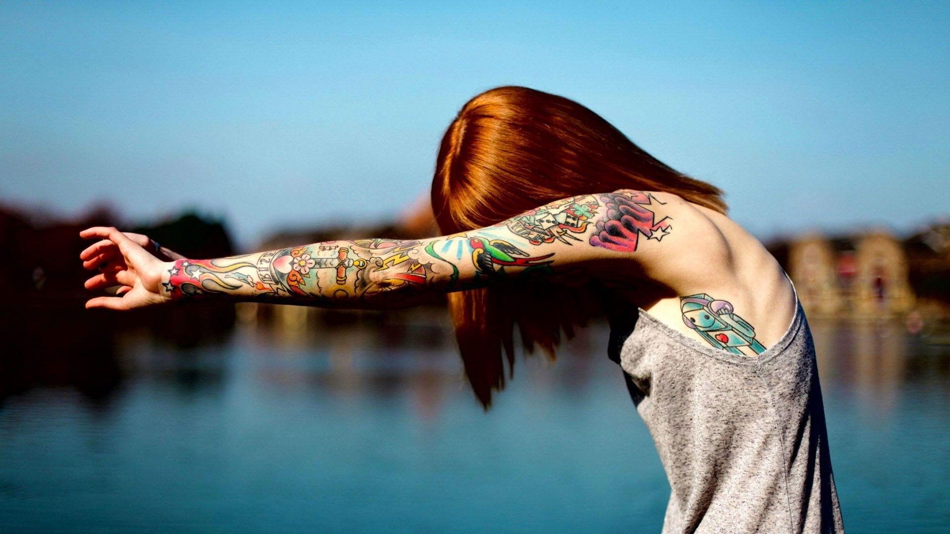 Tattoo Girl Art Themes HD Wallpapers 3D icons for Android - Download | Cafe  Bazaar