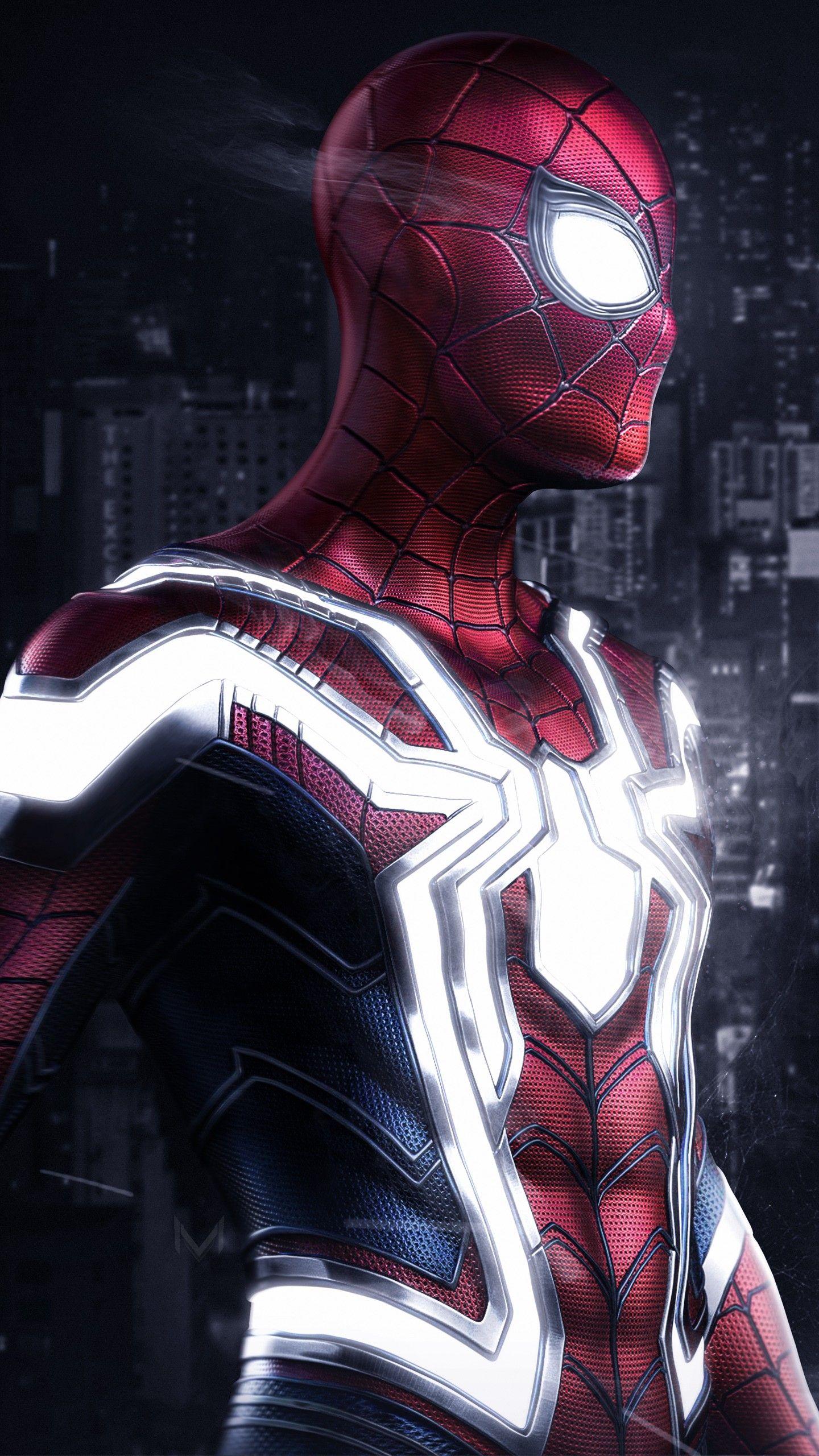 1440x2560 Iron Spider Artwork 4K Wallpaper