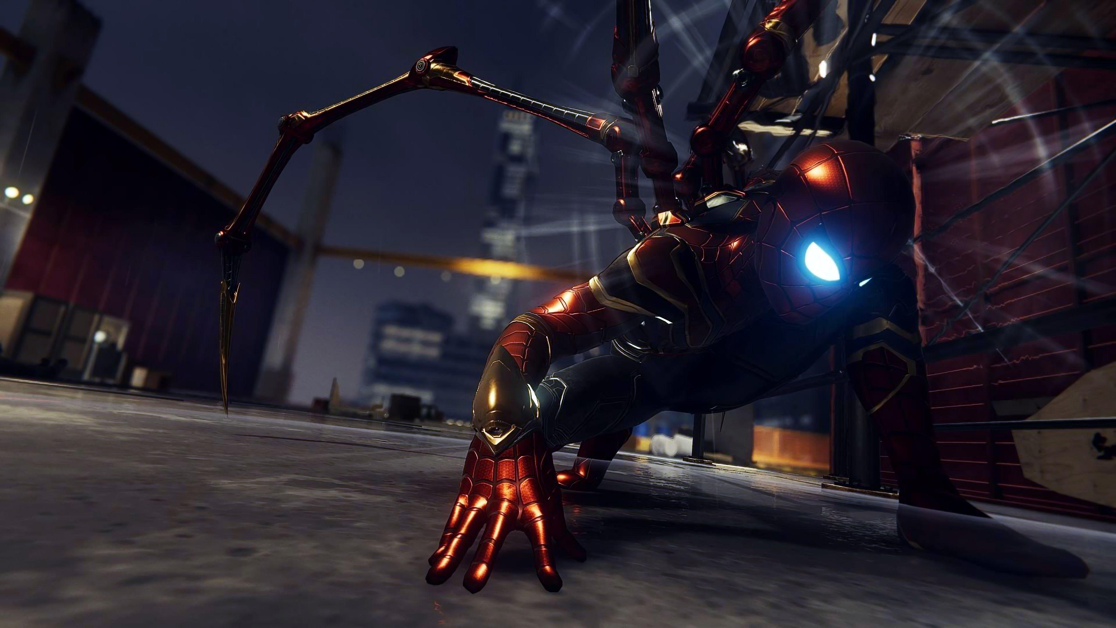 3840x2160 Spider Man PS4 Iron Spider Suit 4K https://wallpaperaccess.com/full/3325342.jpg