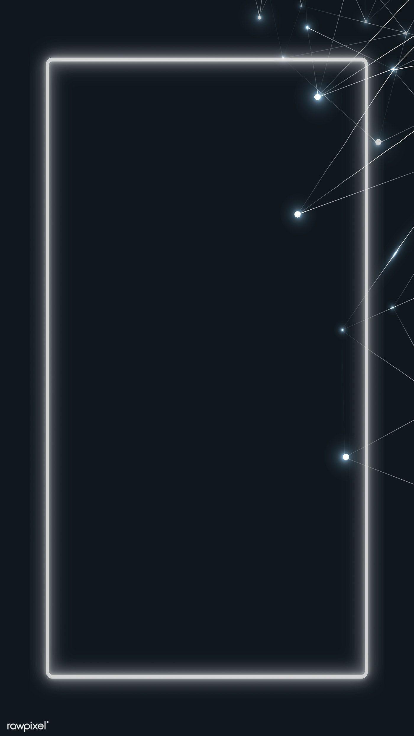1400x2489 Download premium illustration of Polygon patterned on dark mobile
