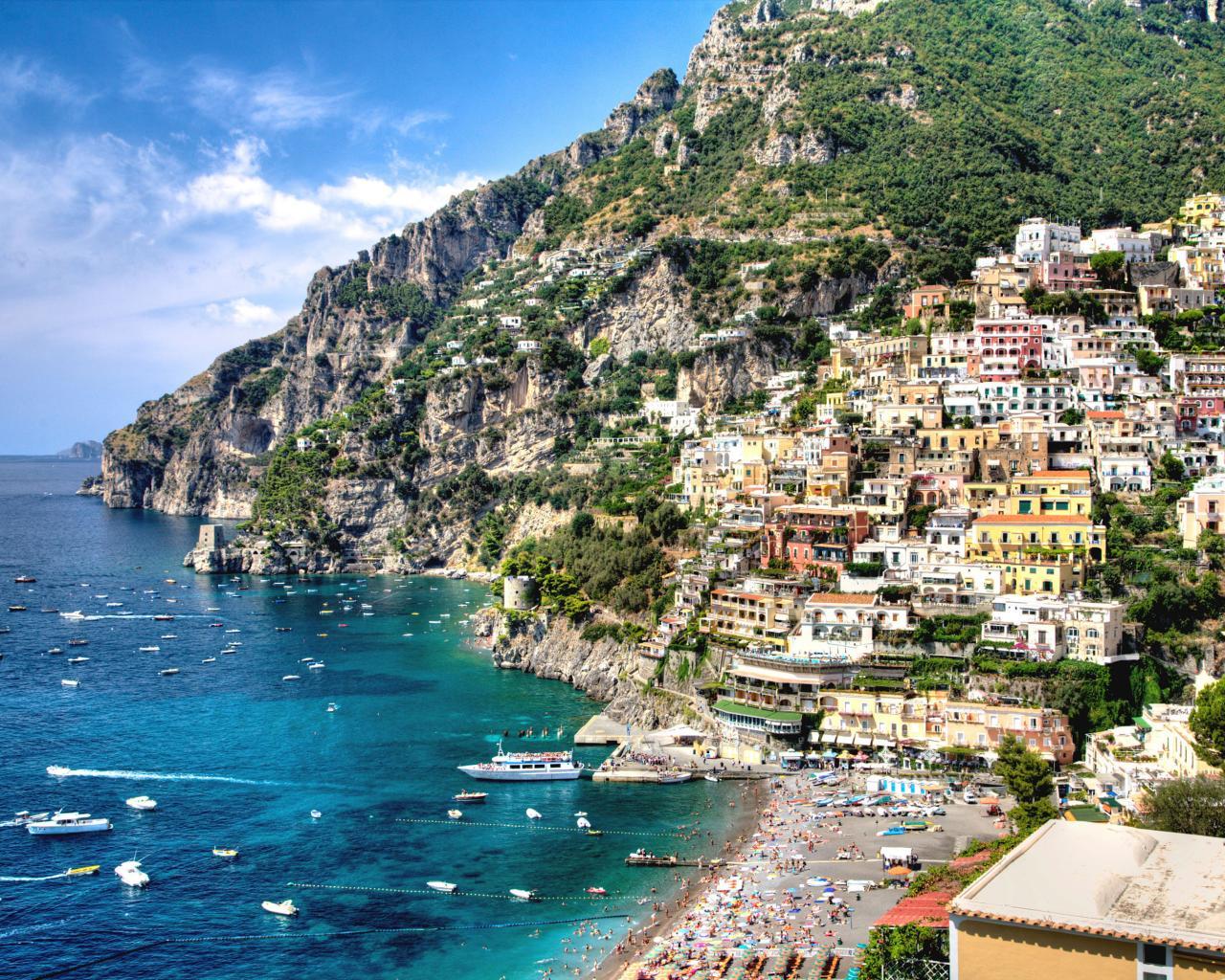 1280x1024 Amalfi Coast Wallpaper