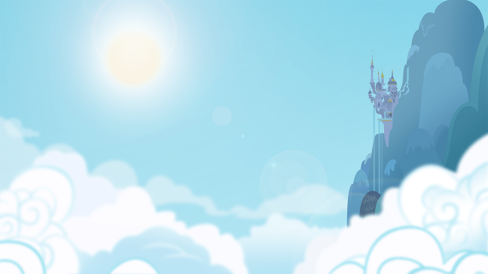 1920x1080 Two suns in the sunset by Qsteel. My Little Wallpaper