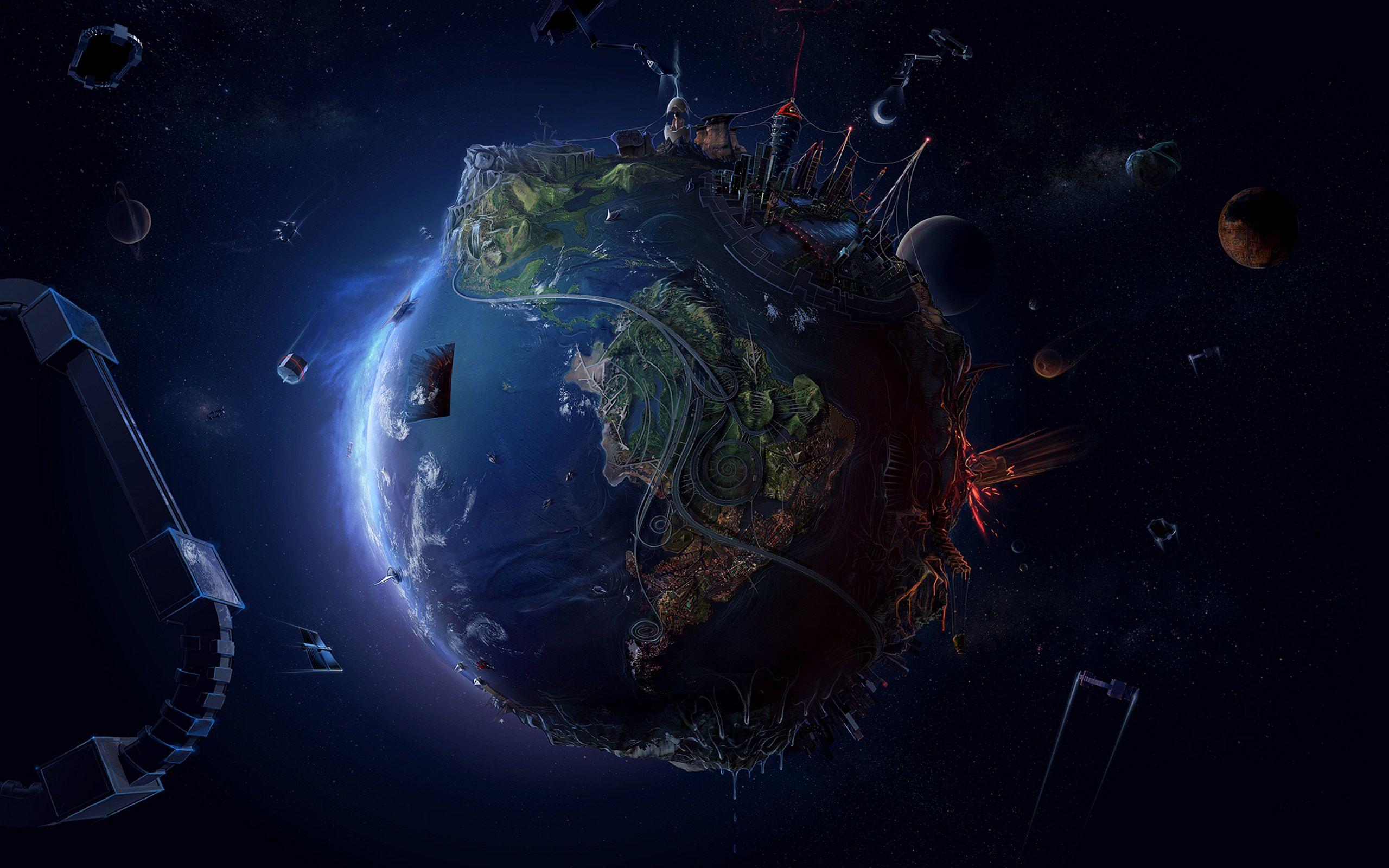 2560x1600 Earth Wallpaper in Full HD for Free Download