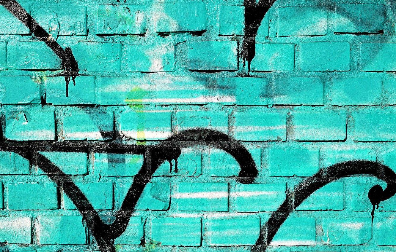 1332x850 Wallpaper wallpaper, wall, blue, bricks, textures, paint, brick