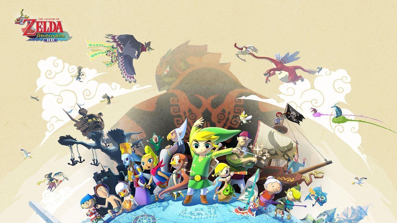 1366x768 Wind Waker Wallpaper