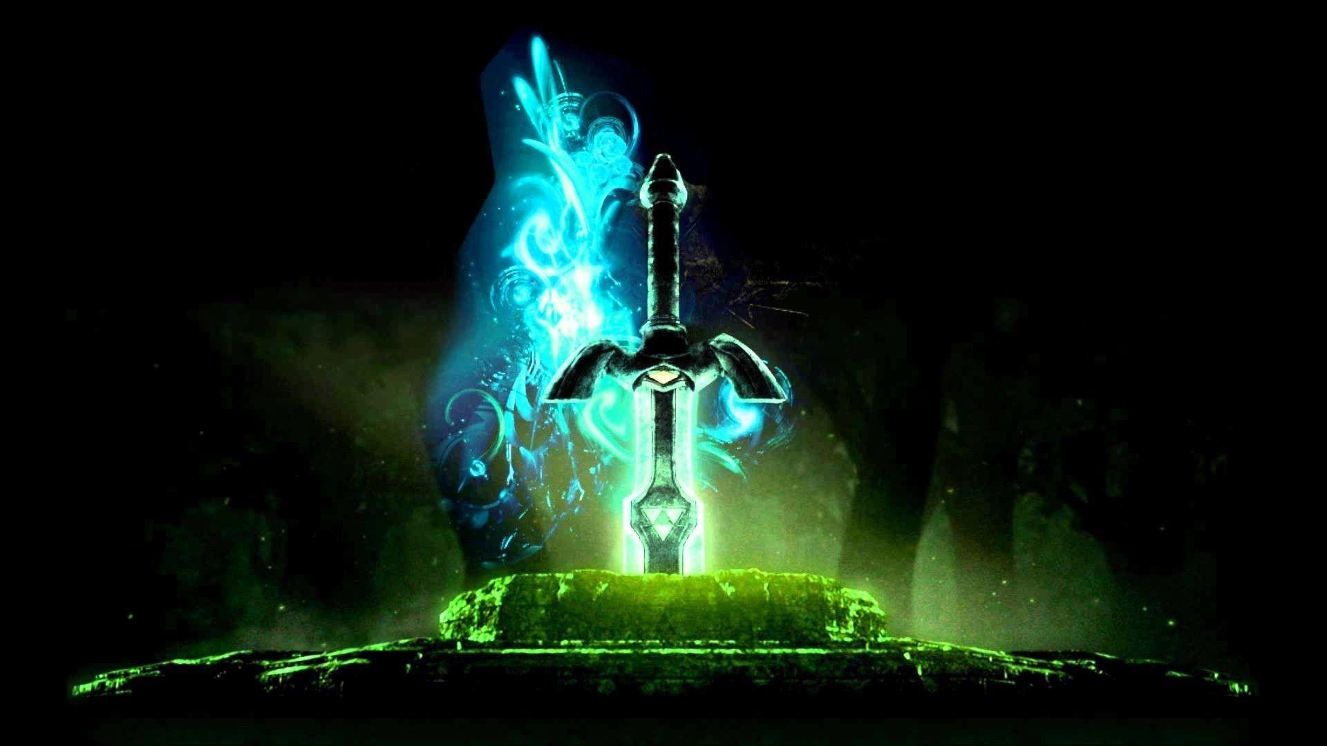 1920x1080 Zelda Breath Of The Wild Master Sword Desktop Wallpaper