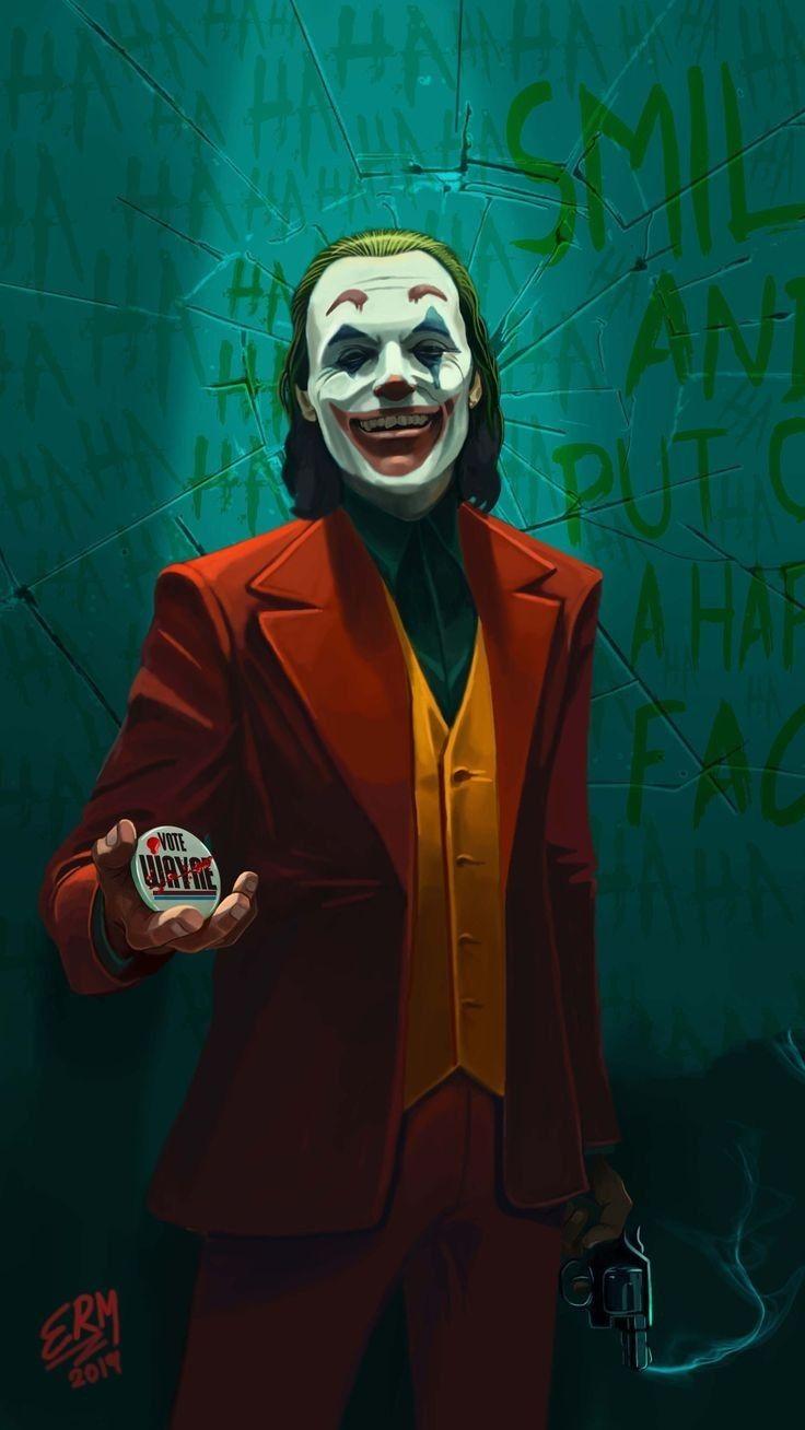 736x1308 The Joker Art. Batman joker