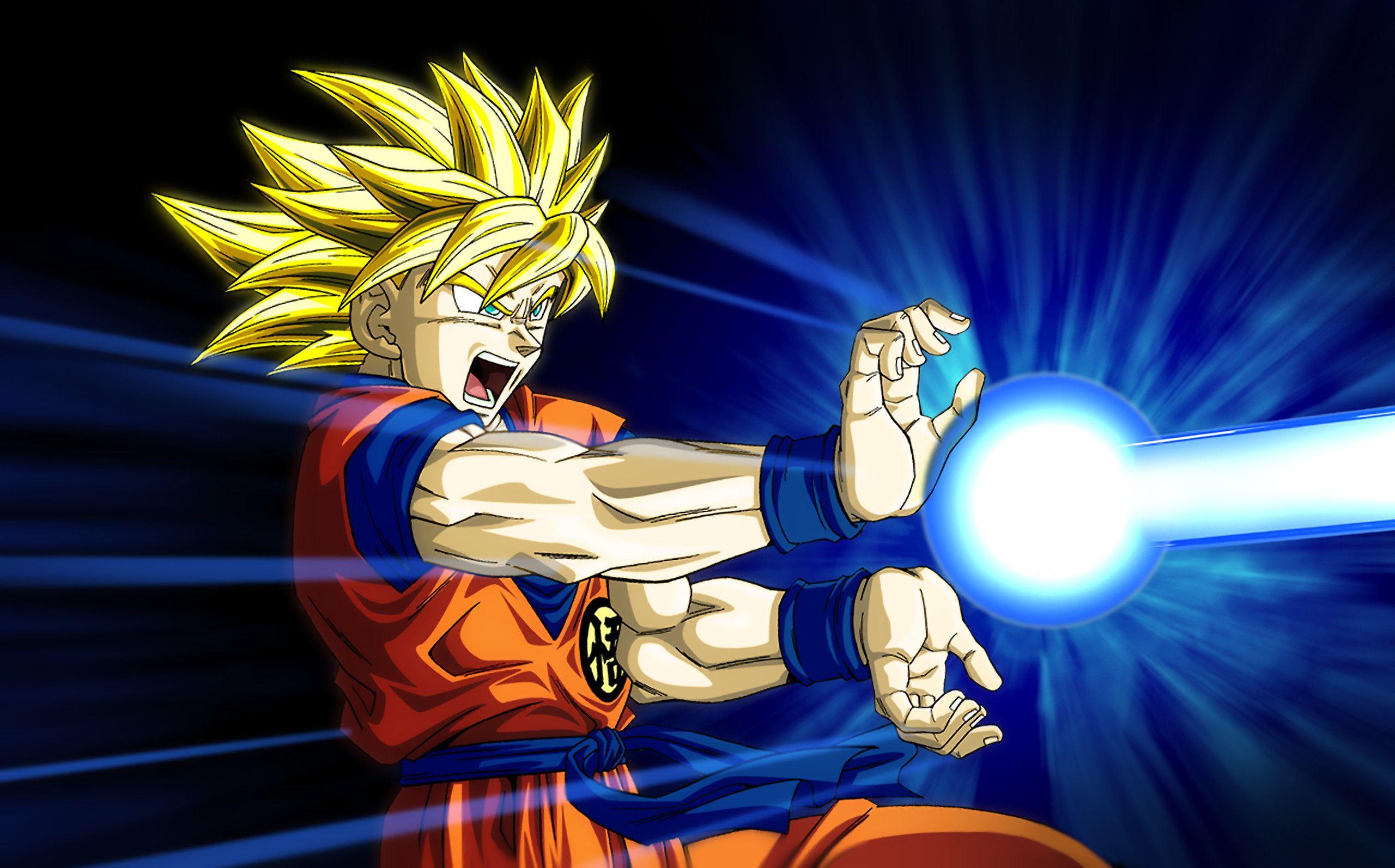 2560x1594 Goku Kamehameha Wallpaper