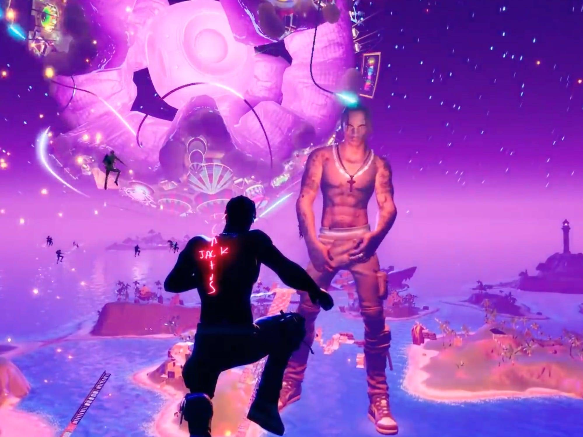 1998x1499 Travis Scott's 'Fortnite' concert was visually stunning: photo