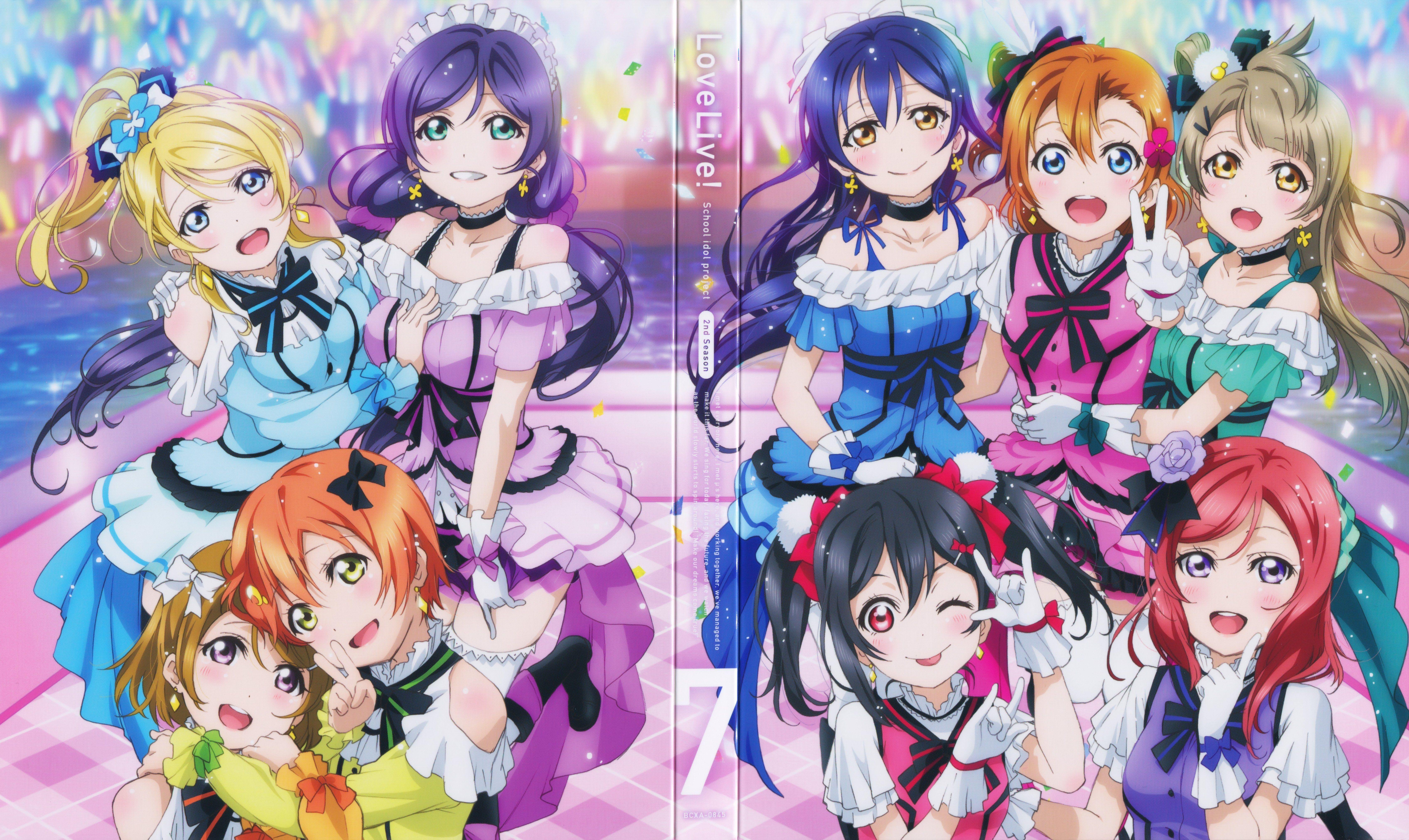 6782x4043 Love Live! School Idol Project Series OVA characters girls dress