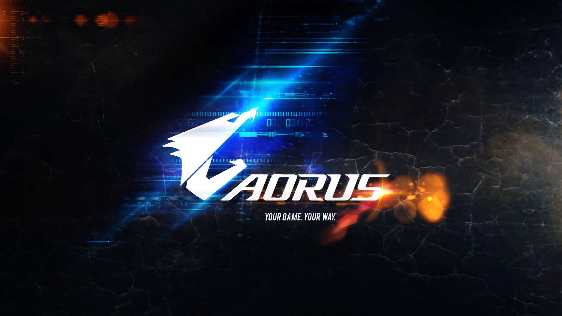 1920x1080 Aorus Gigabyte Logo Gaming Wallpaper