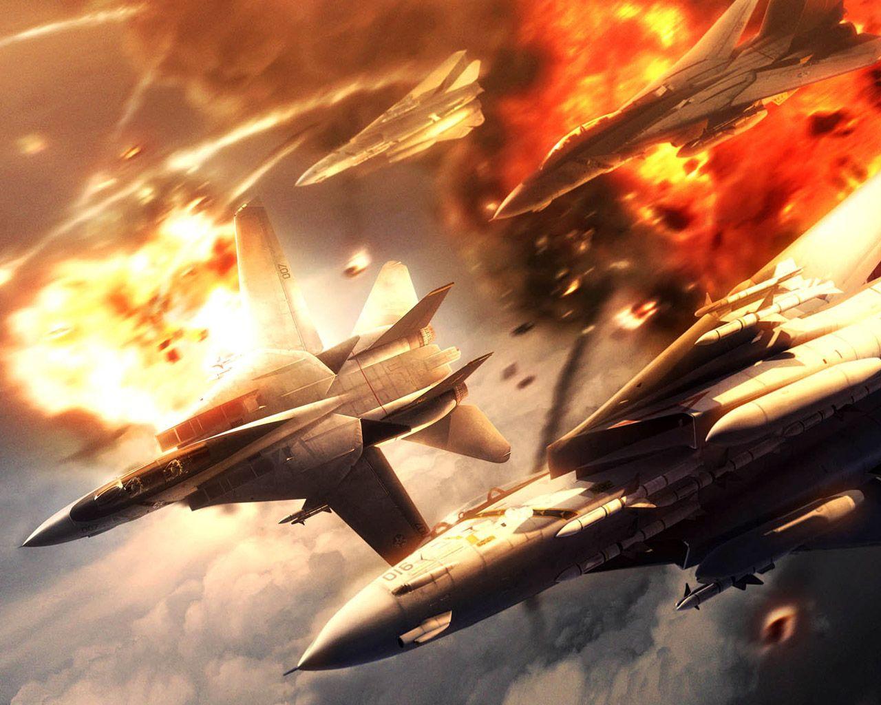 1280x1024 Fighter Plane Desktop Background. Art