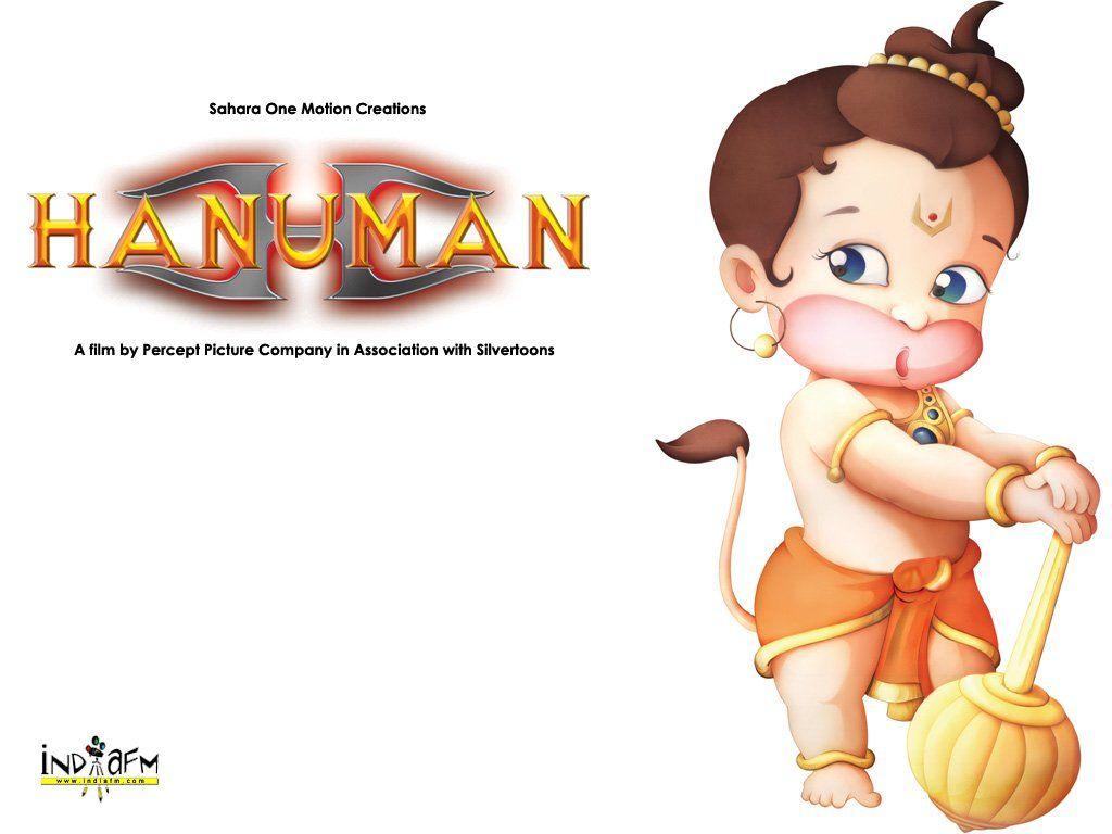 1024x768 Cartoon Indian Baby Picture Of Hanuman (2007), Download