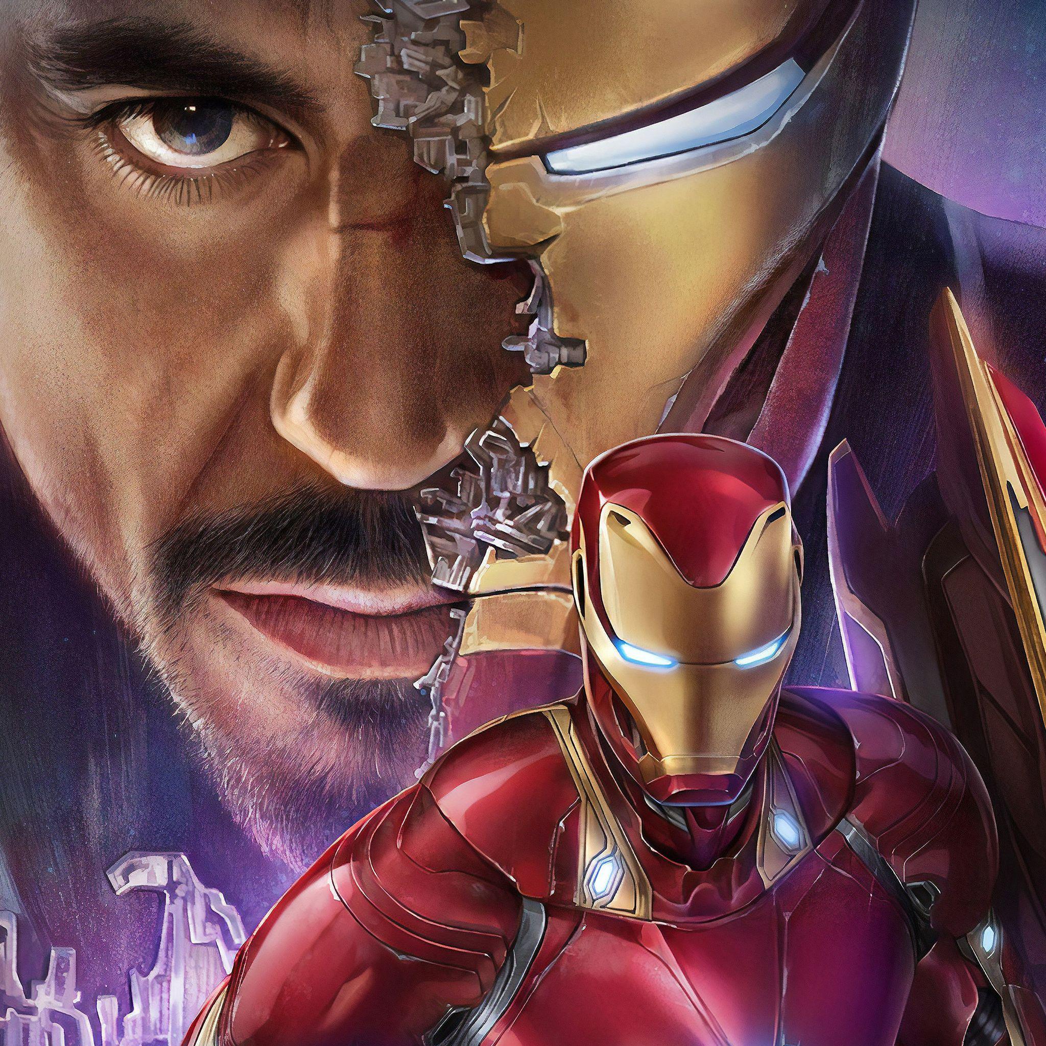 2048x2048 Tony Stark Iron Man 4k iPad Air HD 4k Wallpaper, Image