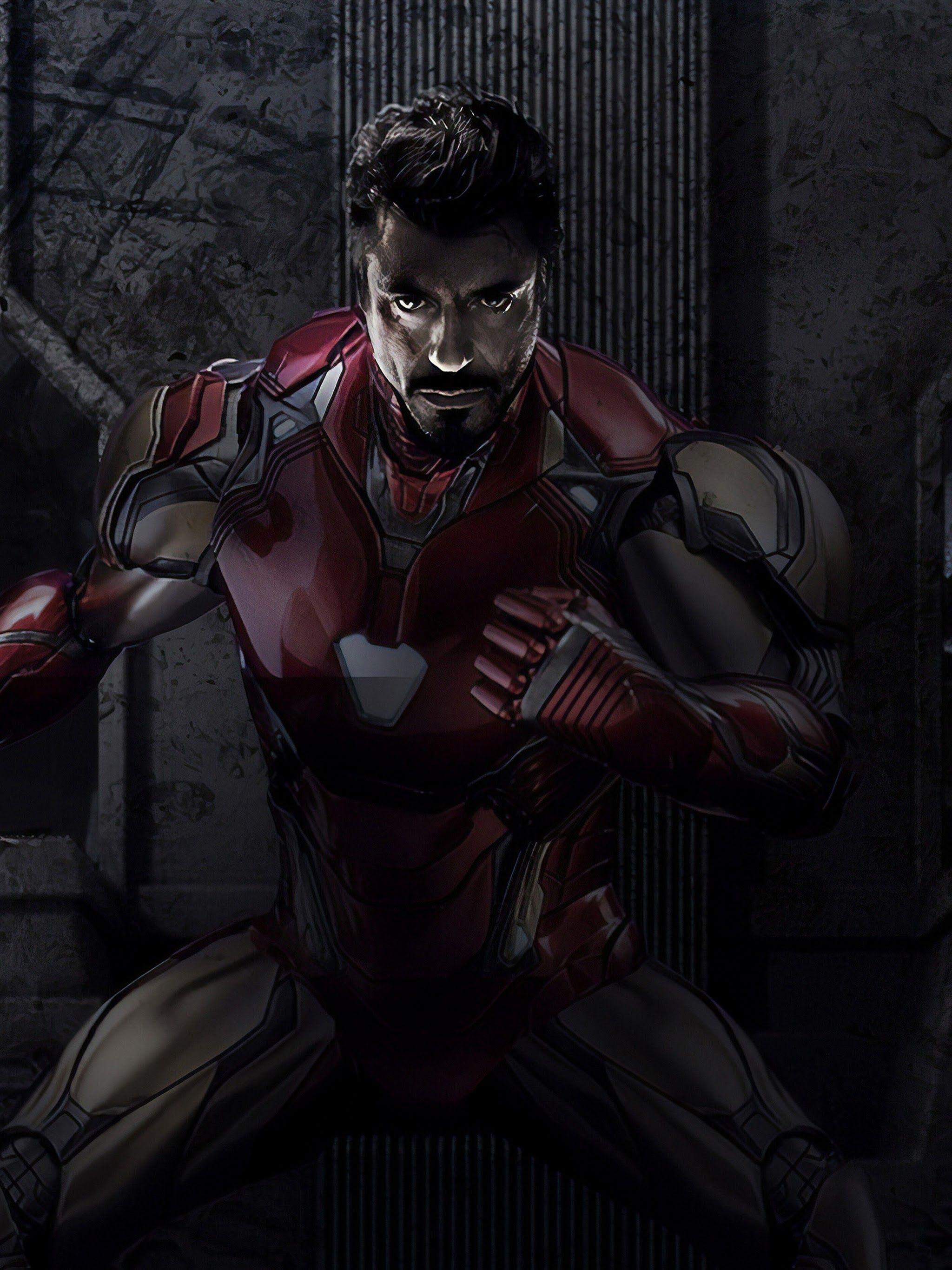 2048x2732 Iron Man Tony Stark Avengers Endgame 4K Wallpaper