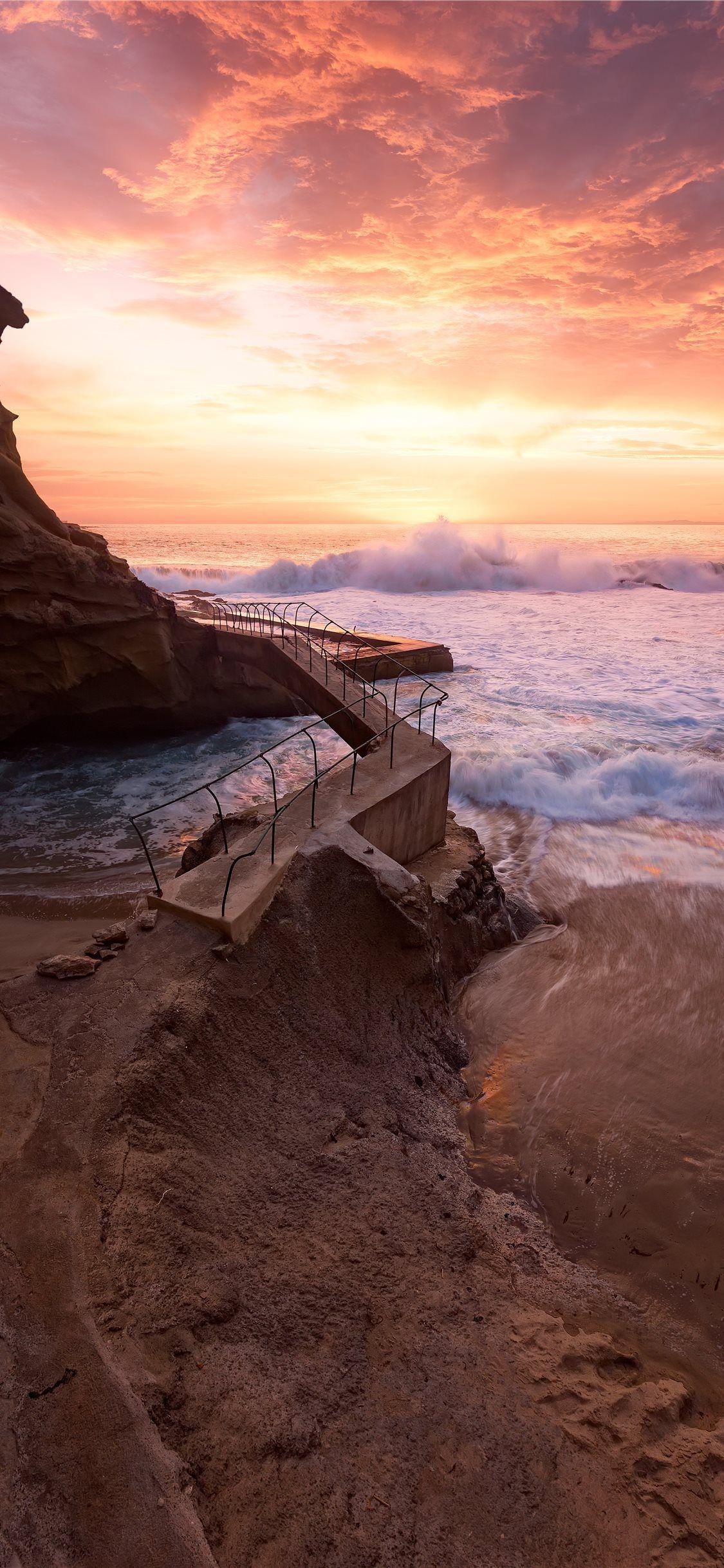 1125x2436 Best Laguna beach iPhone X HD Wallpaper