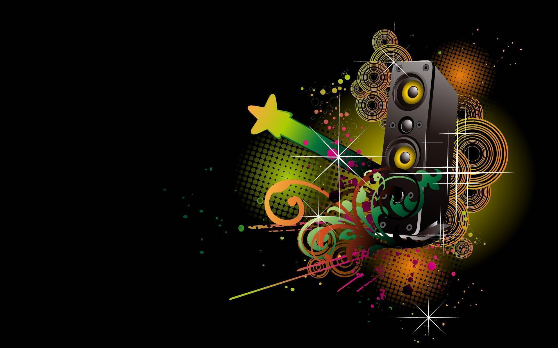 1920x1200 Musical Background Wallpaper (1920x1200 px)