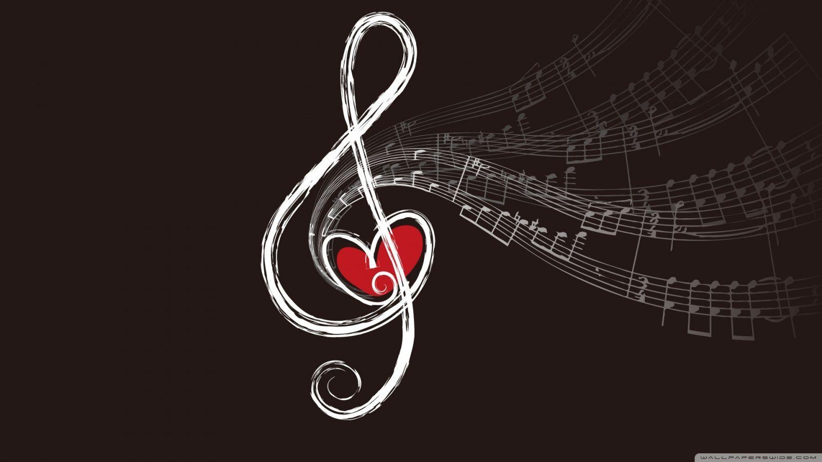 1600x900 Musical Notes Ultra HD Desktop Background Wallpaper for 4K UHD TV