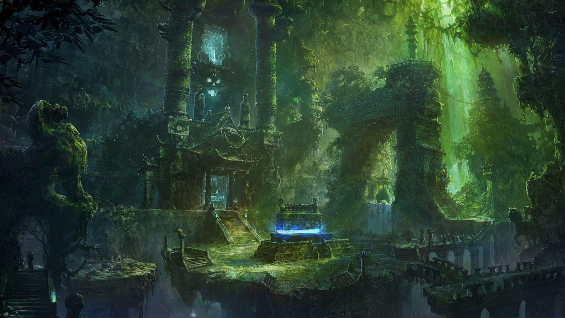 1920x1080 Mysterious Tomb desktop PC and Mac wallpaper