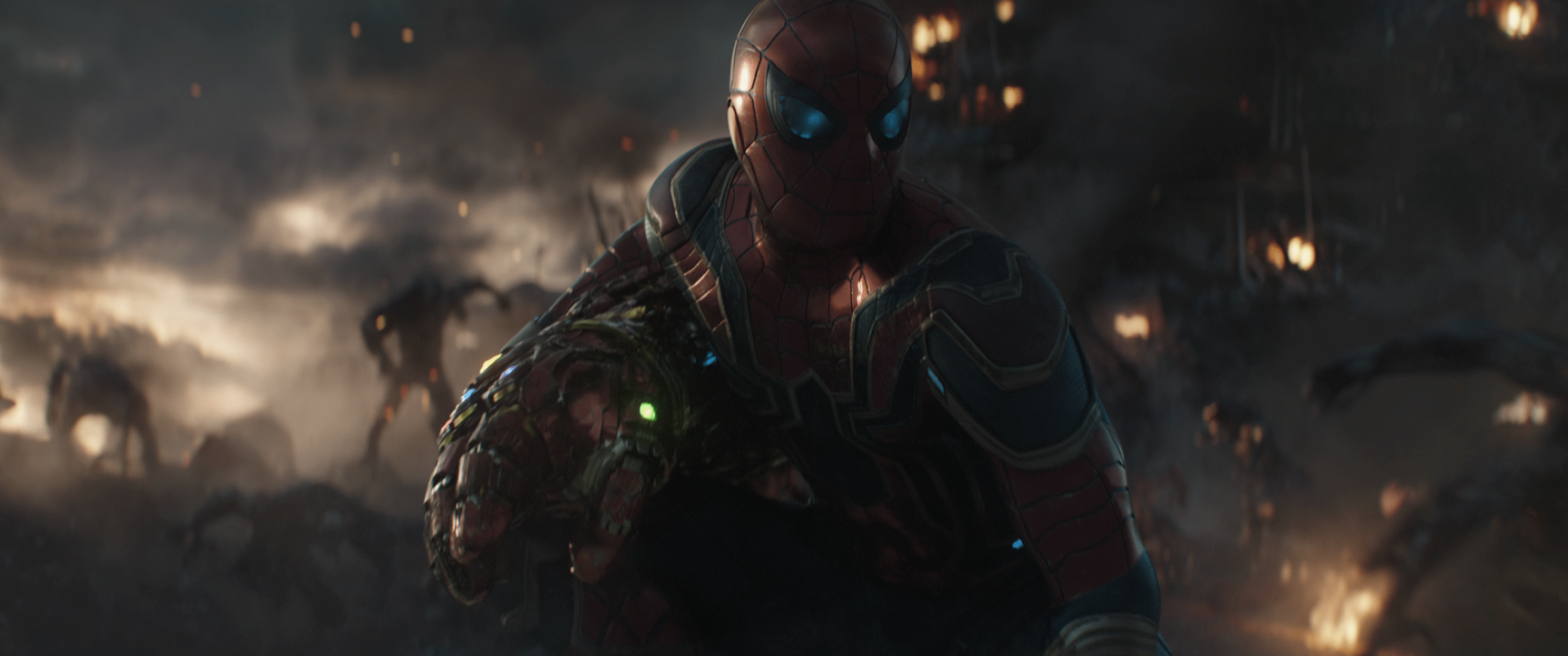 3840x1608 Iron Spider Armor. Marvel Cinematic Universe