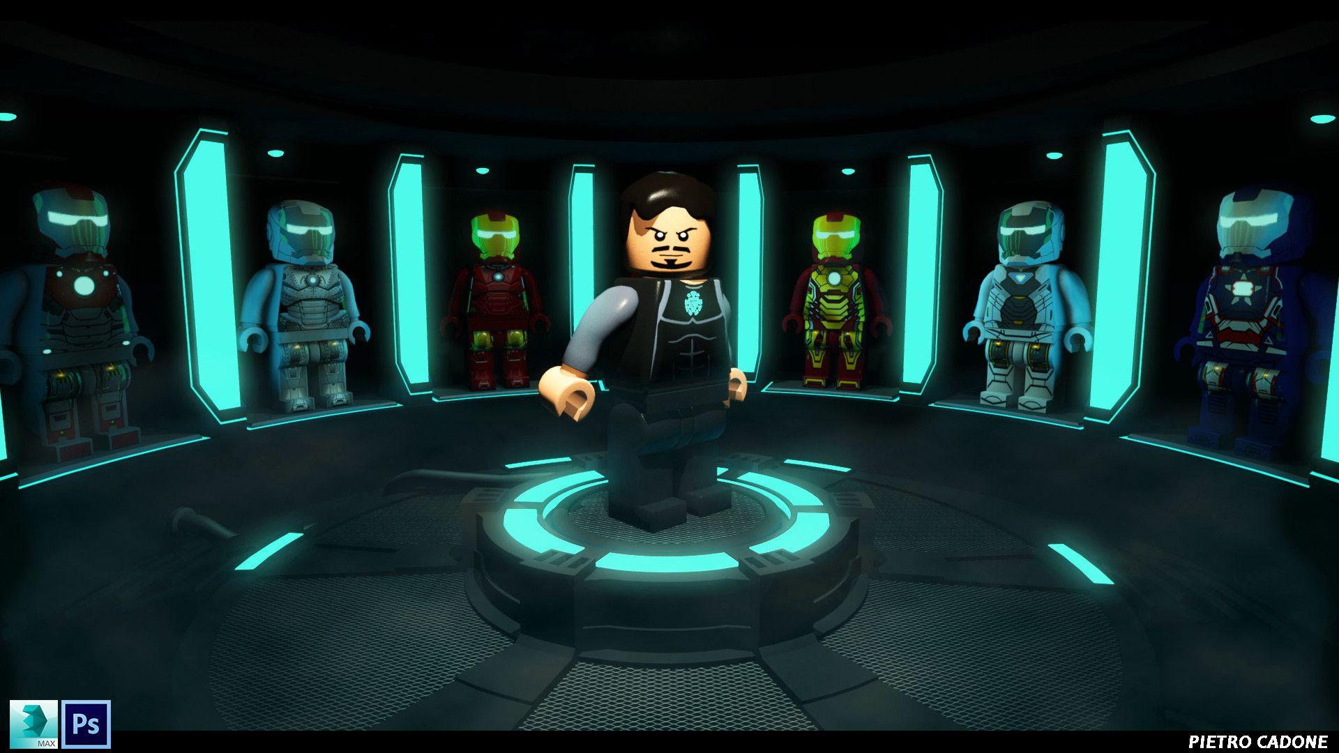 1920x1080 Pietro Cadone Stark Lego