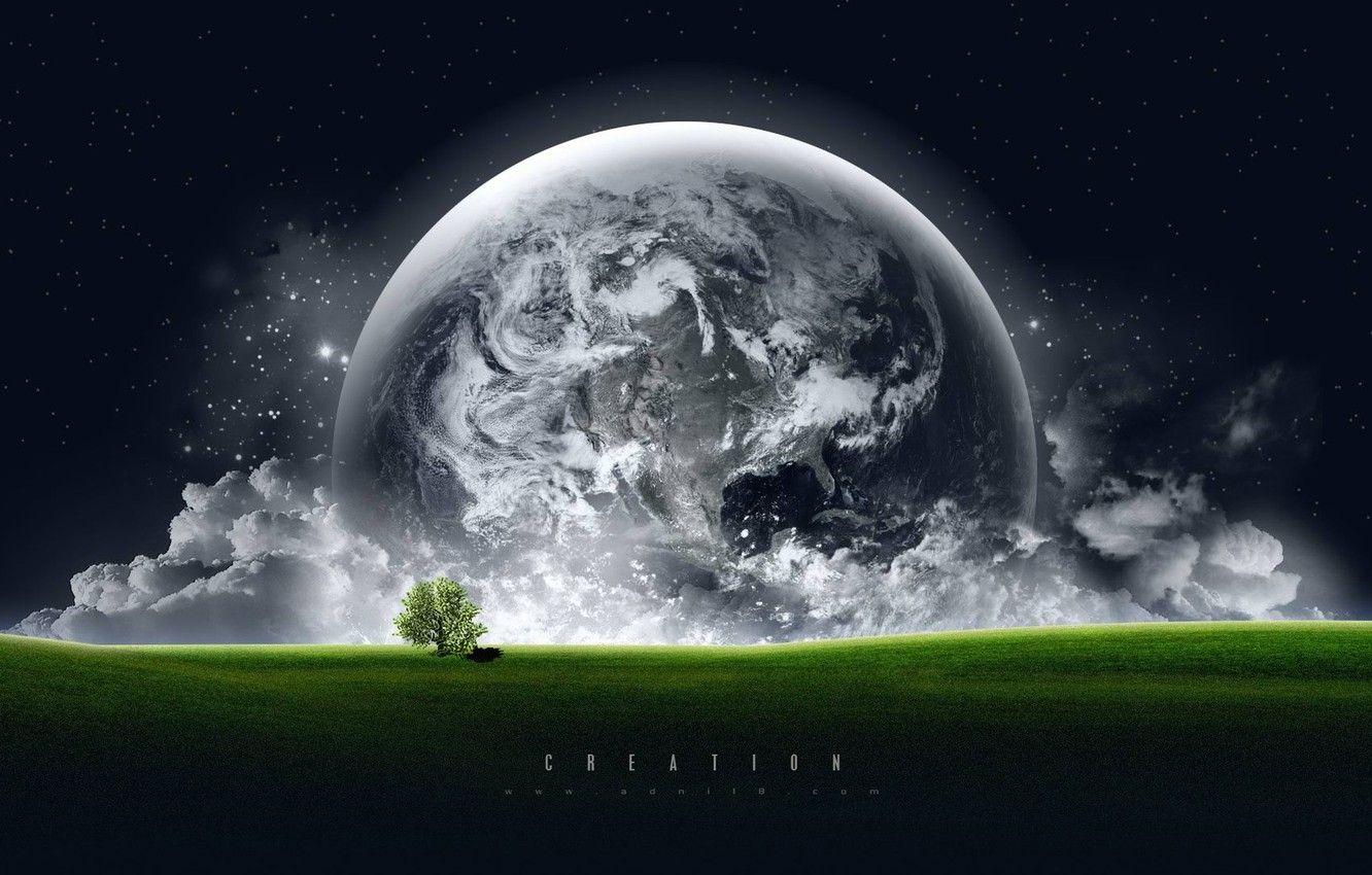 Earth Moon Planet Space 8K Wallpaper #40