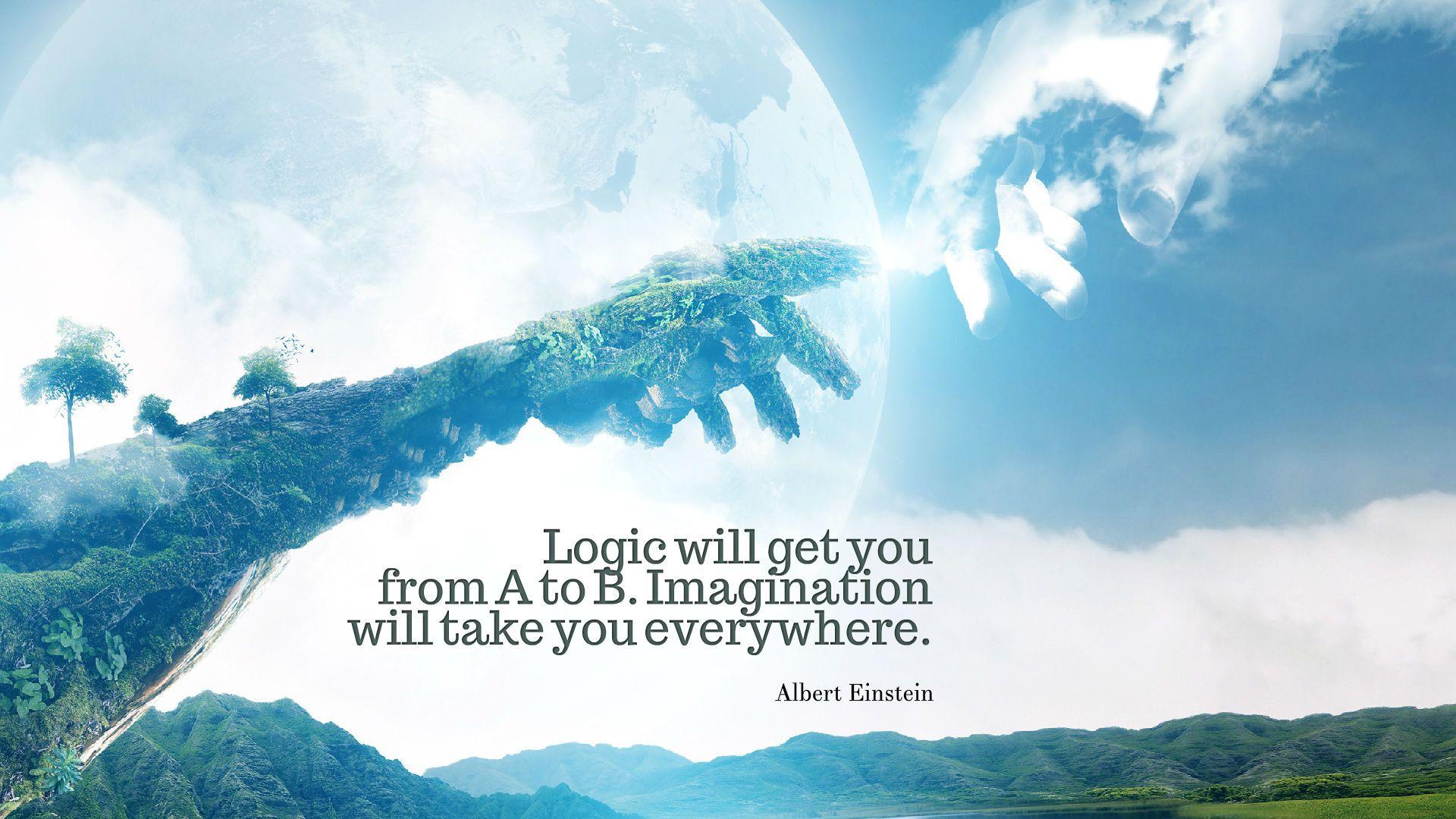 1920x1080 Imagination Quotes Background Wallpaper 17708