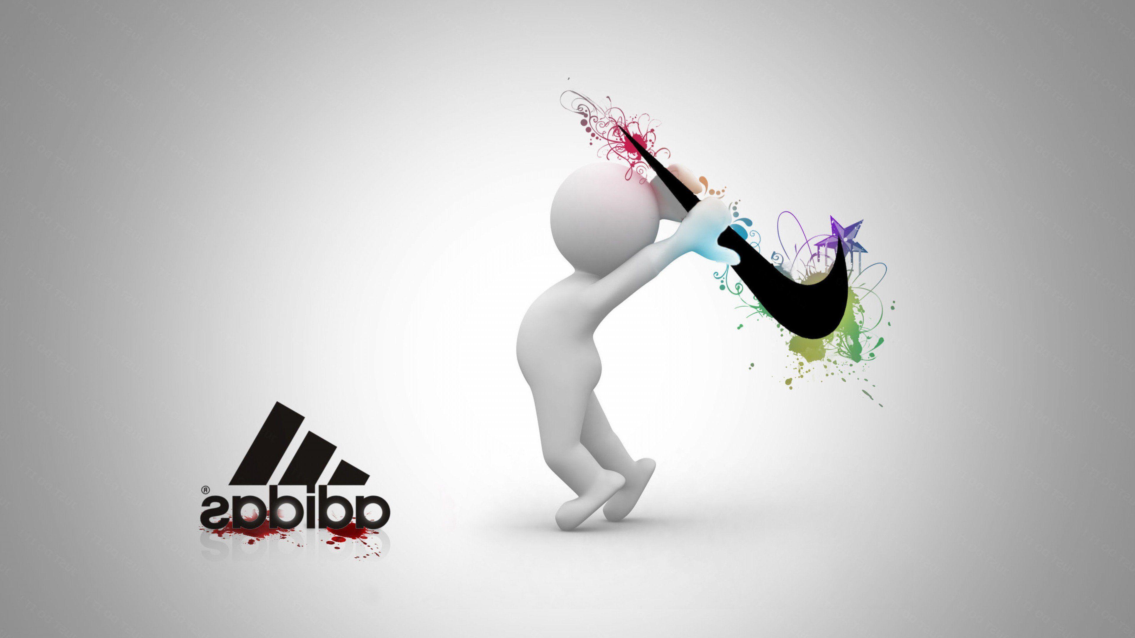 3840x2160 nike vs adidas wallpaper HD desktop wallpaper HD high definition