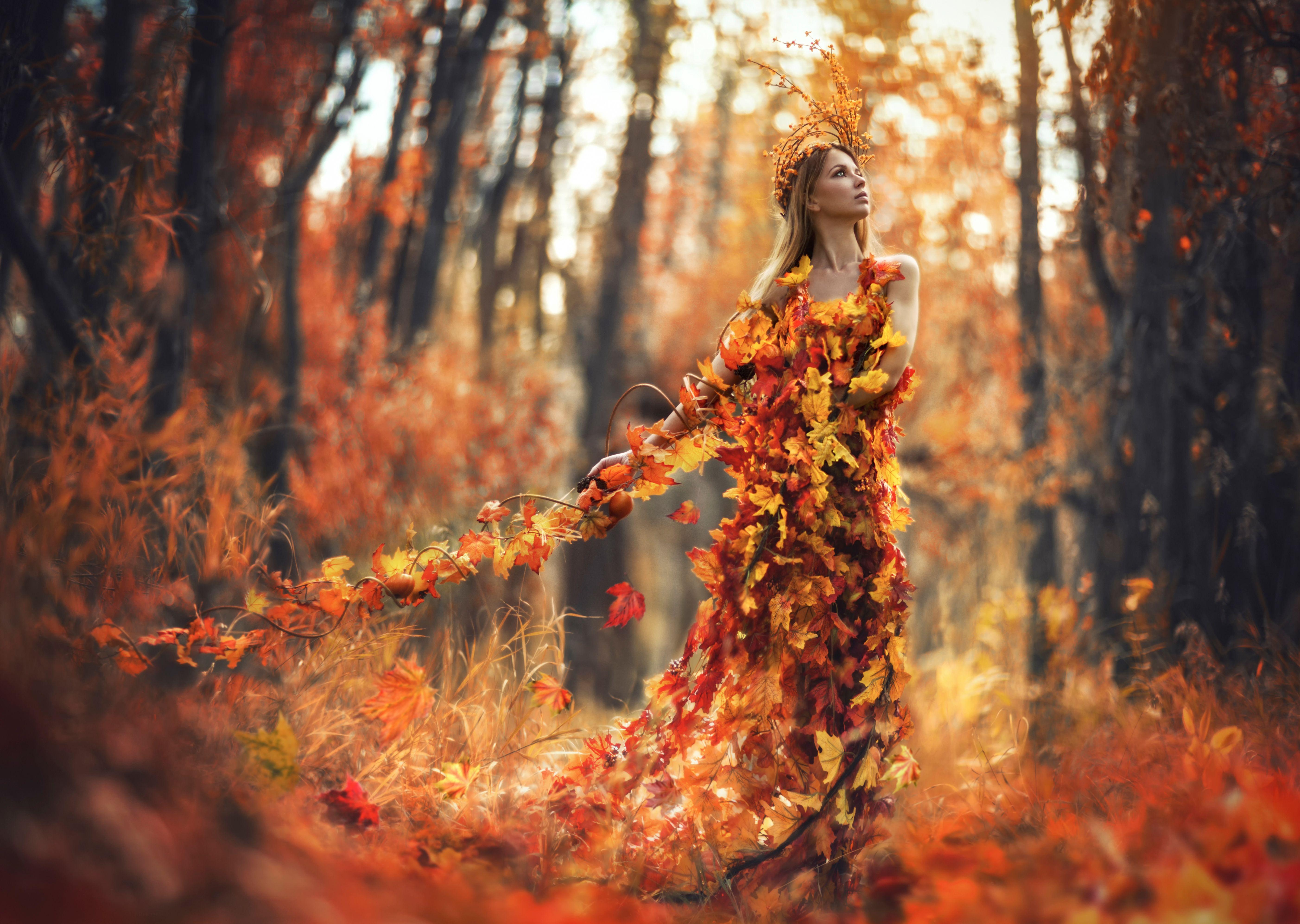 Autumn Girl Wallpapers - Top Free Autumn Girl Backgrounds - WallpaperAccess