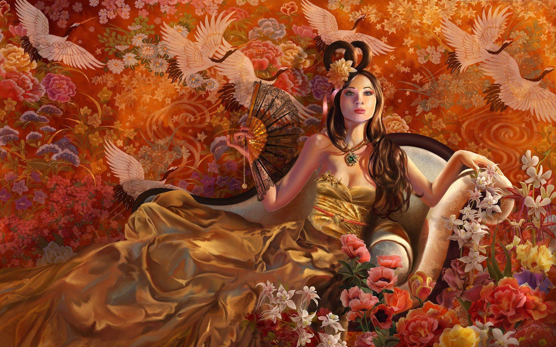 1920x1200 Fantasy girl wallpaper. Fantasy girl