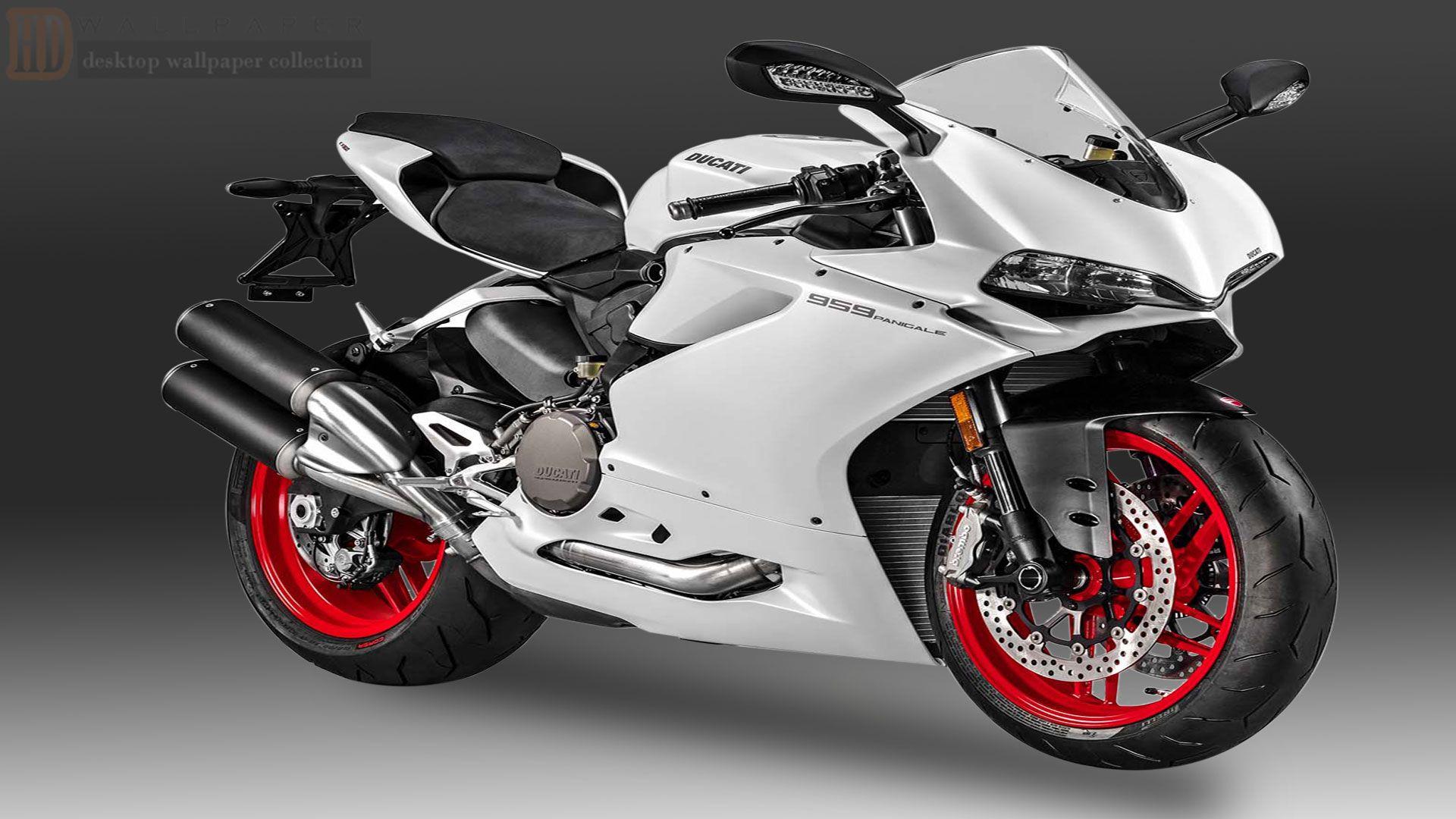 1920x1080 Free download Ducati 959 Panigale white wallpaper [1920x1080]