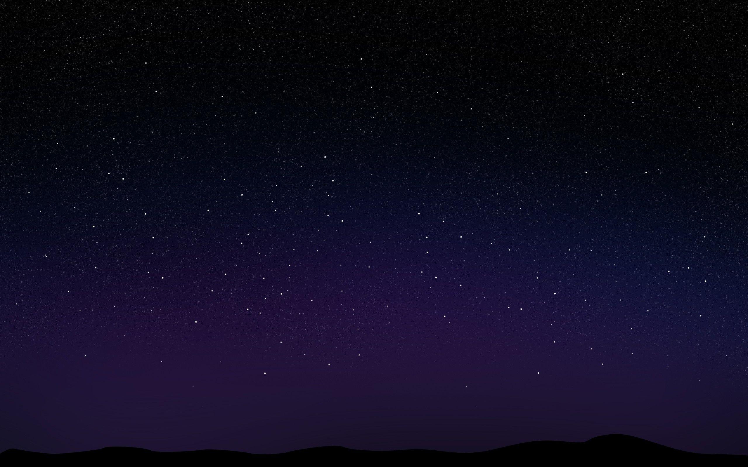 2560x1600 Starry Night Sky Desktop Wallpaper