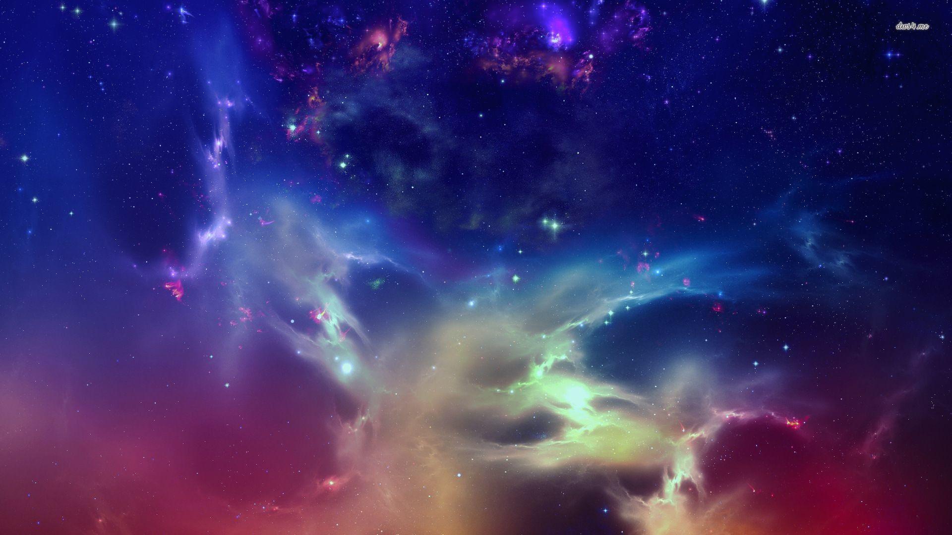 1920x1080 Colorful Galaxy Wallpaper