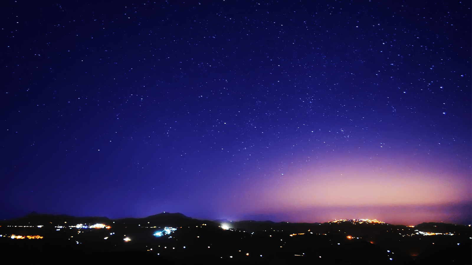 1600x900 Night Sky Wallpaper