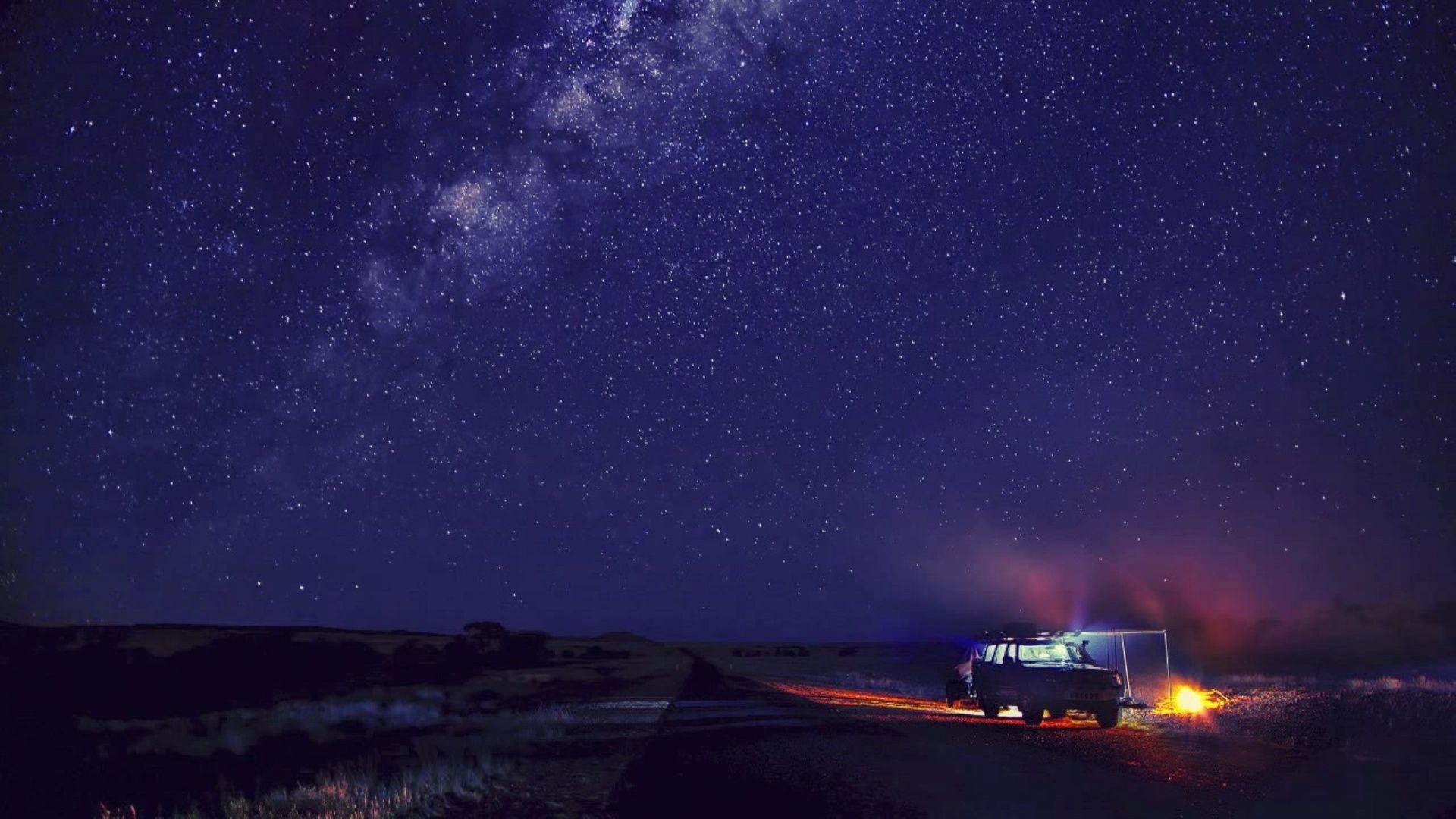1920x1080 Starry Sky Desktop Background