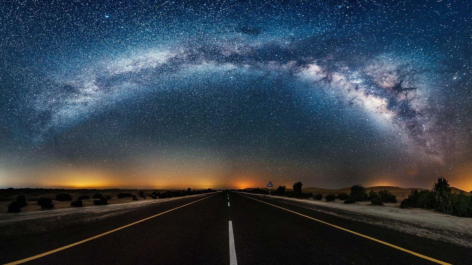 1920x1080 Starry Night Desktop Background