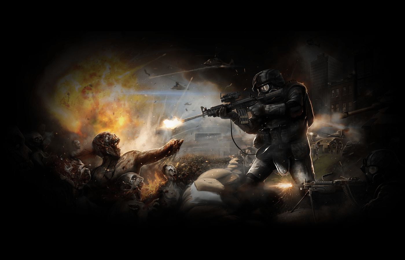 1400x900 Awesome Zombie Wallpaper