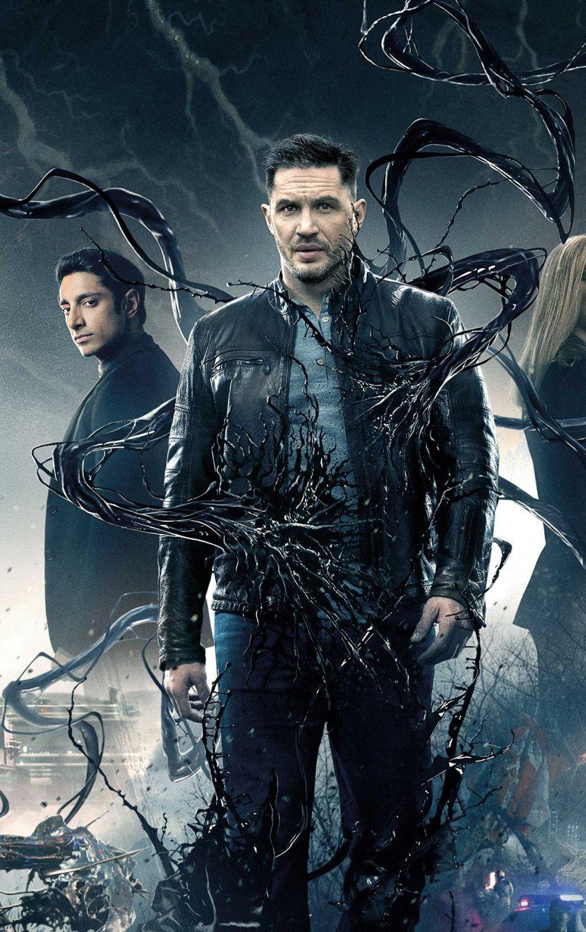 840x1336 Download Venom, main cast, 2018 movie, poster wallpaper, 840x1336