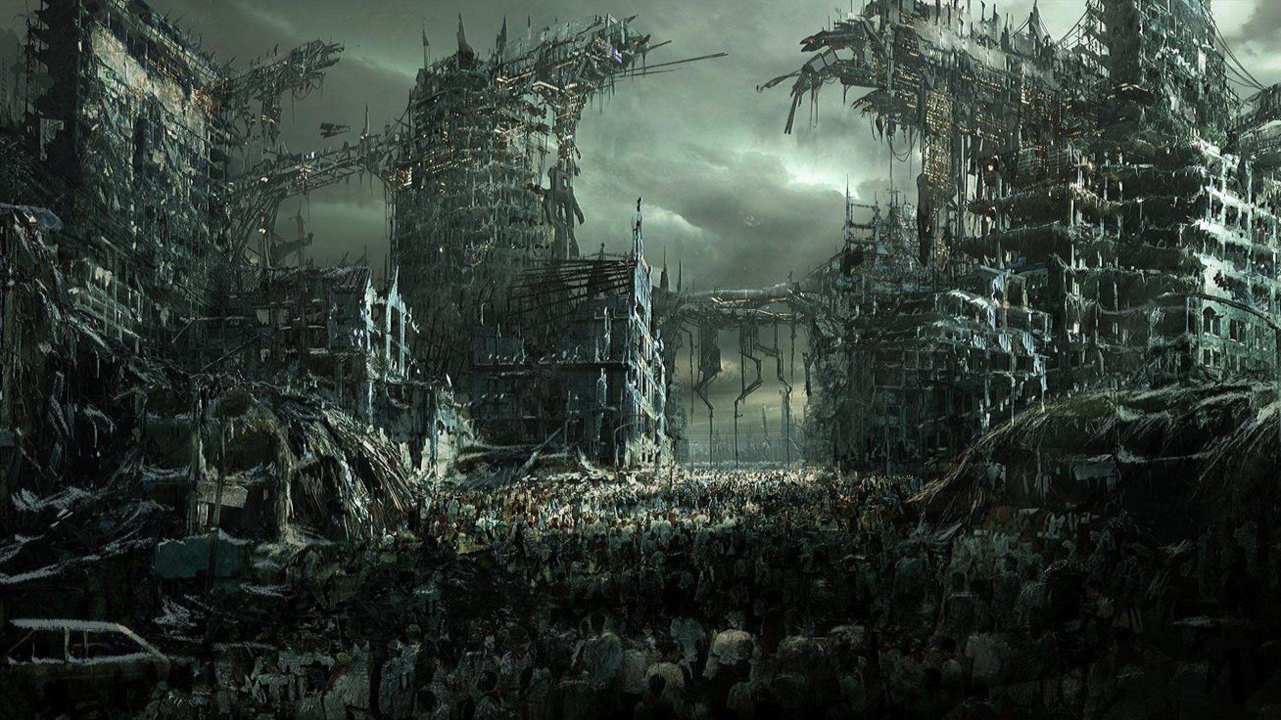 2560x1440 Zombie Apocalypse Wallpaper .