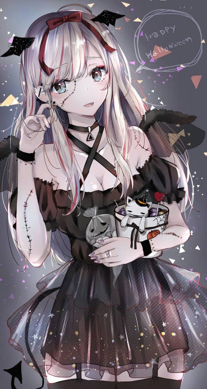 680x1280 Anime With Zombie Girl